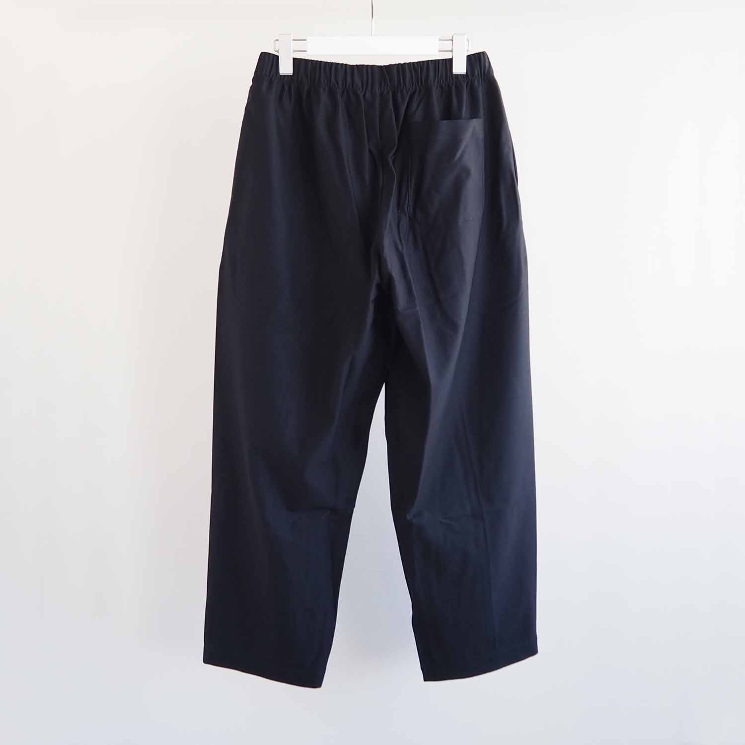 LOOP315 ループサンイチゴ Supima Cotton Knit Easy Pants Balancircular スーピマコットンバランサーツイルニットイージーパンツ Black
