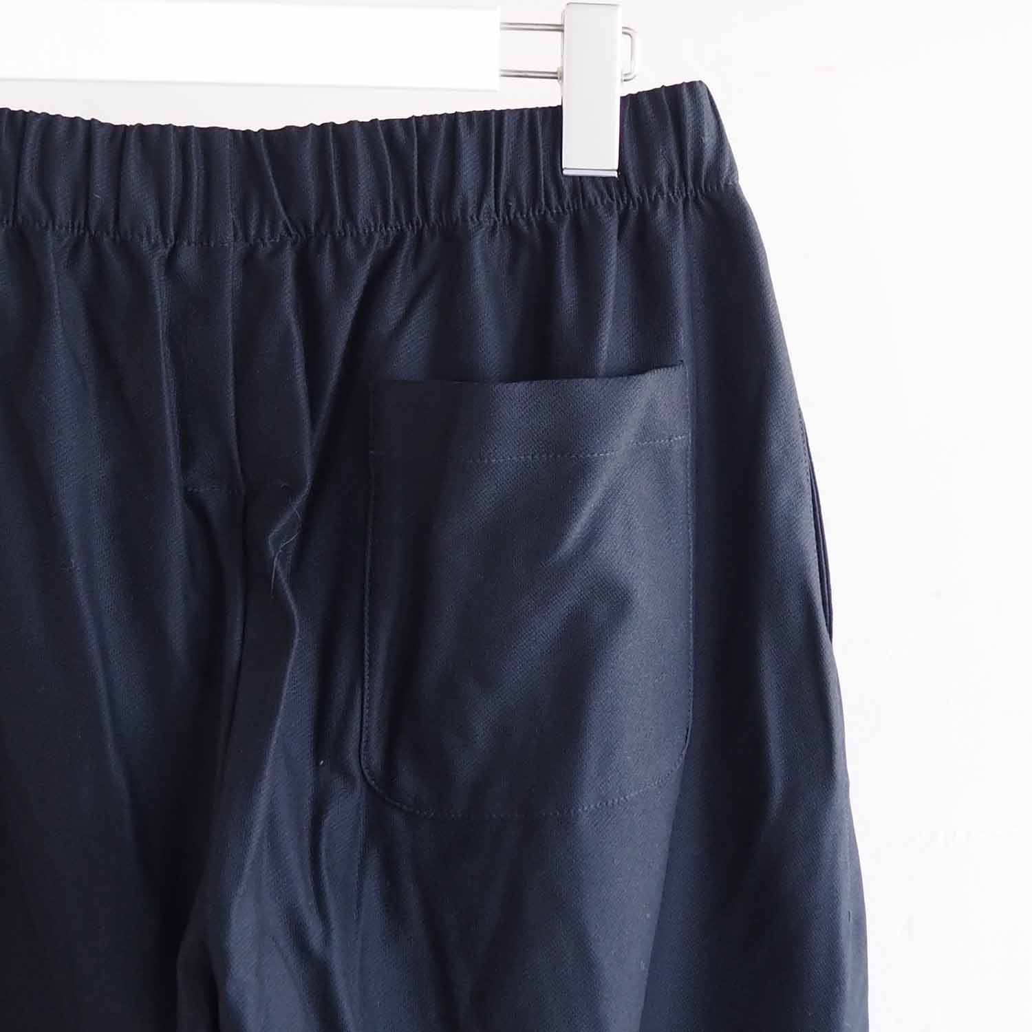 LOOP315 ループサンイチゴ Supima Cotton Knit Easy Pants Balancircular スーピマコットンバランサーツイルニットイージーパンツ Black