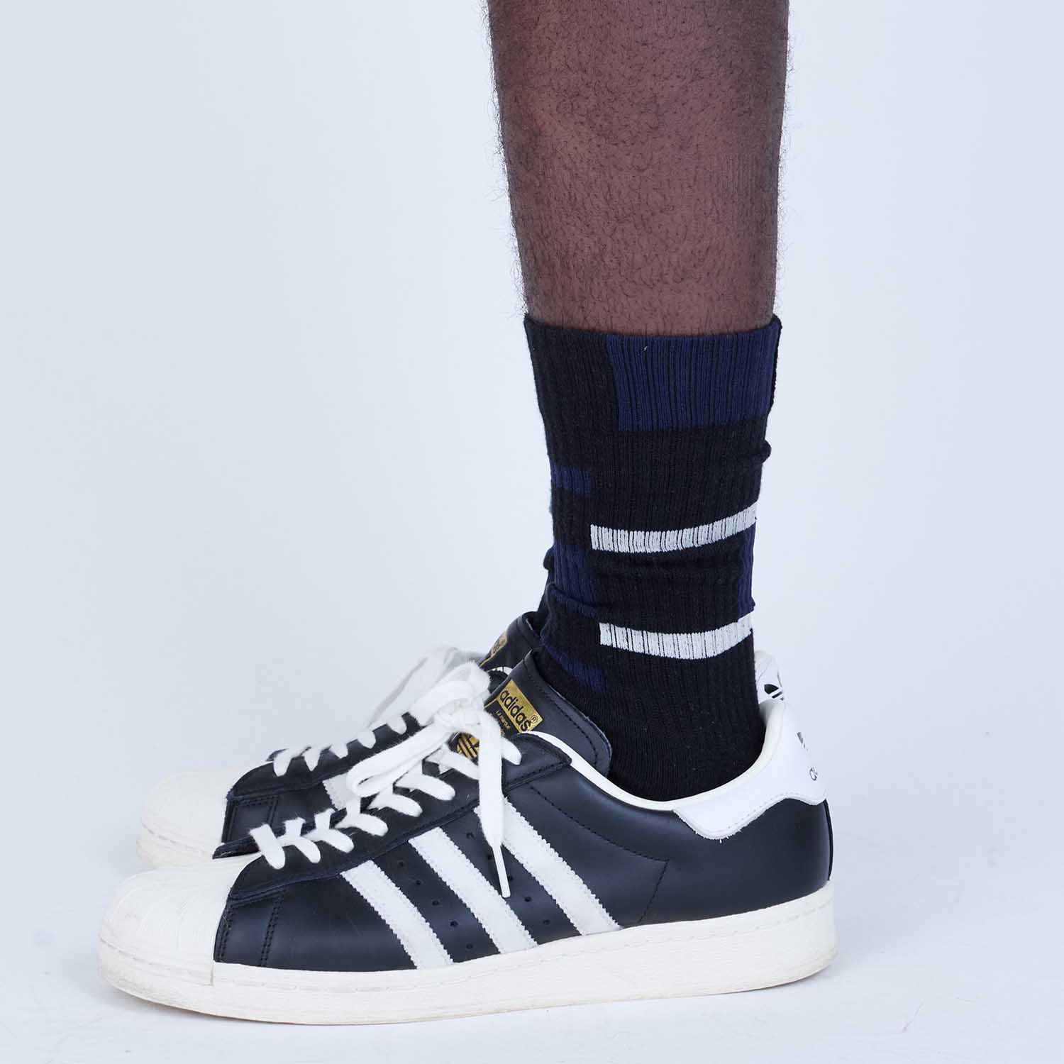 UNTRACE アントレース _248 グラフィックソックス BLACK