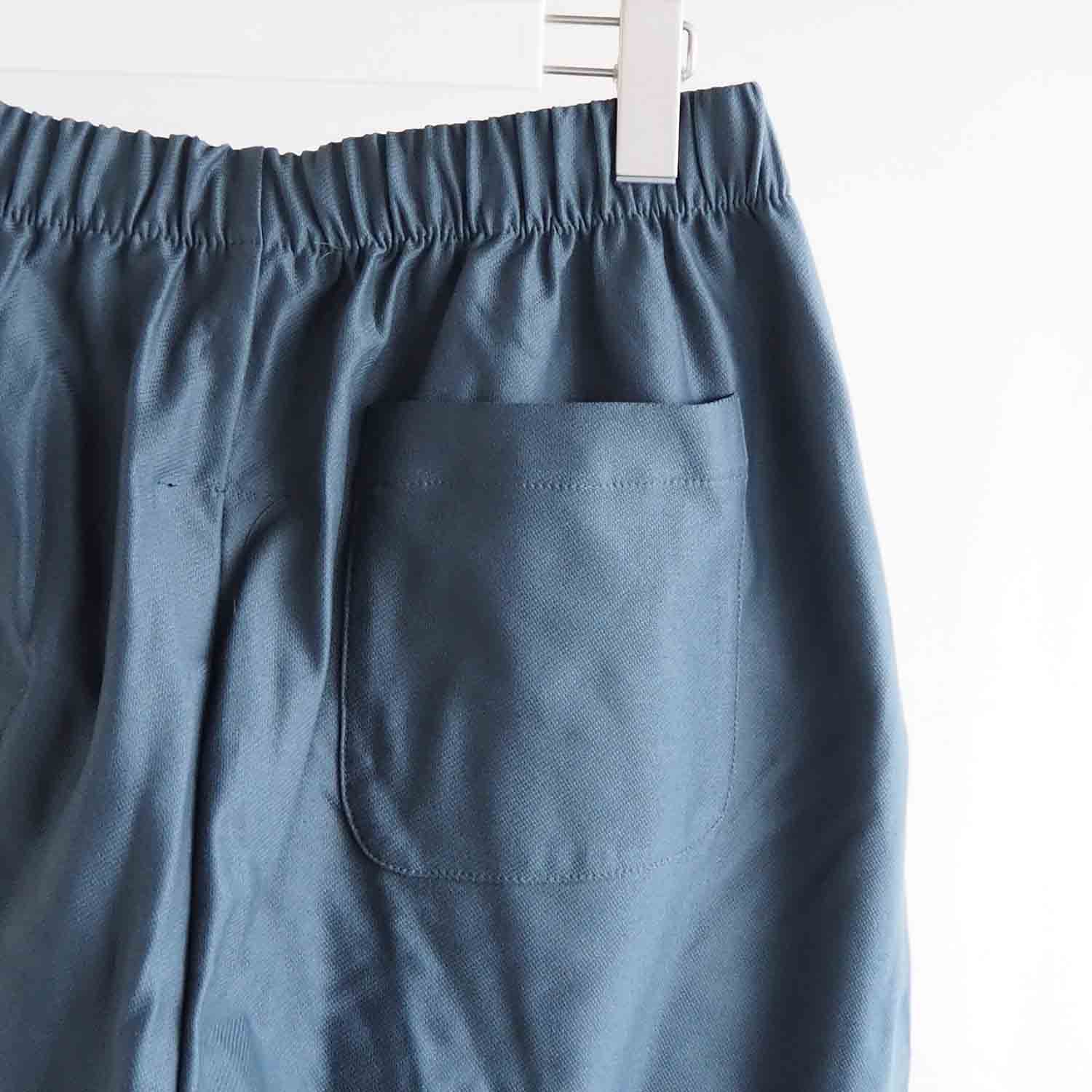 LOOP315 ループサンイチゴ Supima Cotton Knit Easy Pants Balancircular スーピマコットンバランサーツイルニットイージーパンツ GreyishGreen