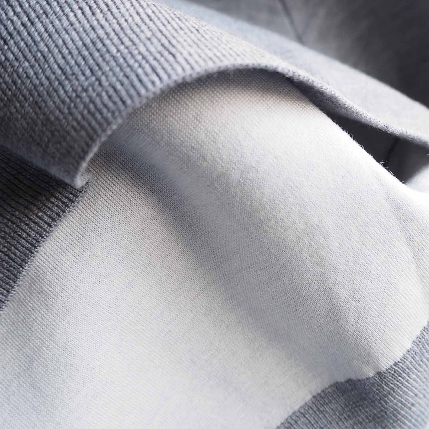 STUDIO NICHOLSON スタジオニコルソン MENS メンズ RIVER DF MERINO 16GG DOUBLE FACED CREW NECK KNIT ダブルフェイスメリノプルオーバーニット GREY MARL 杢グレー