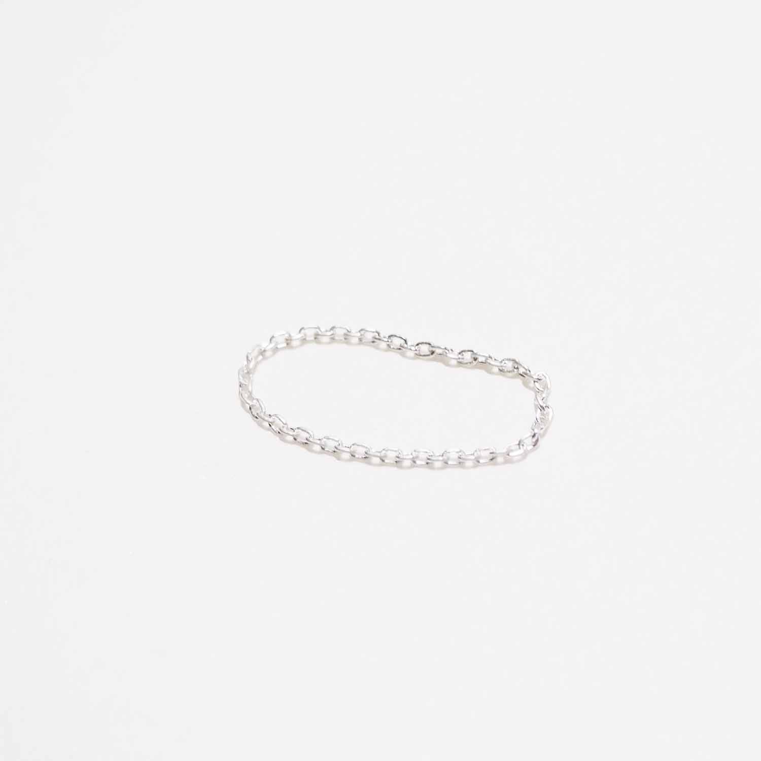 ERA. イーラ TWNKL AZK NARROW RING ナローアズキチェーンリング シルバー