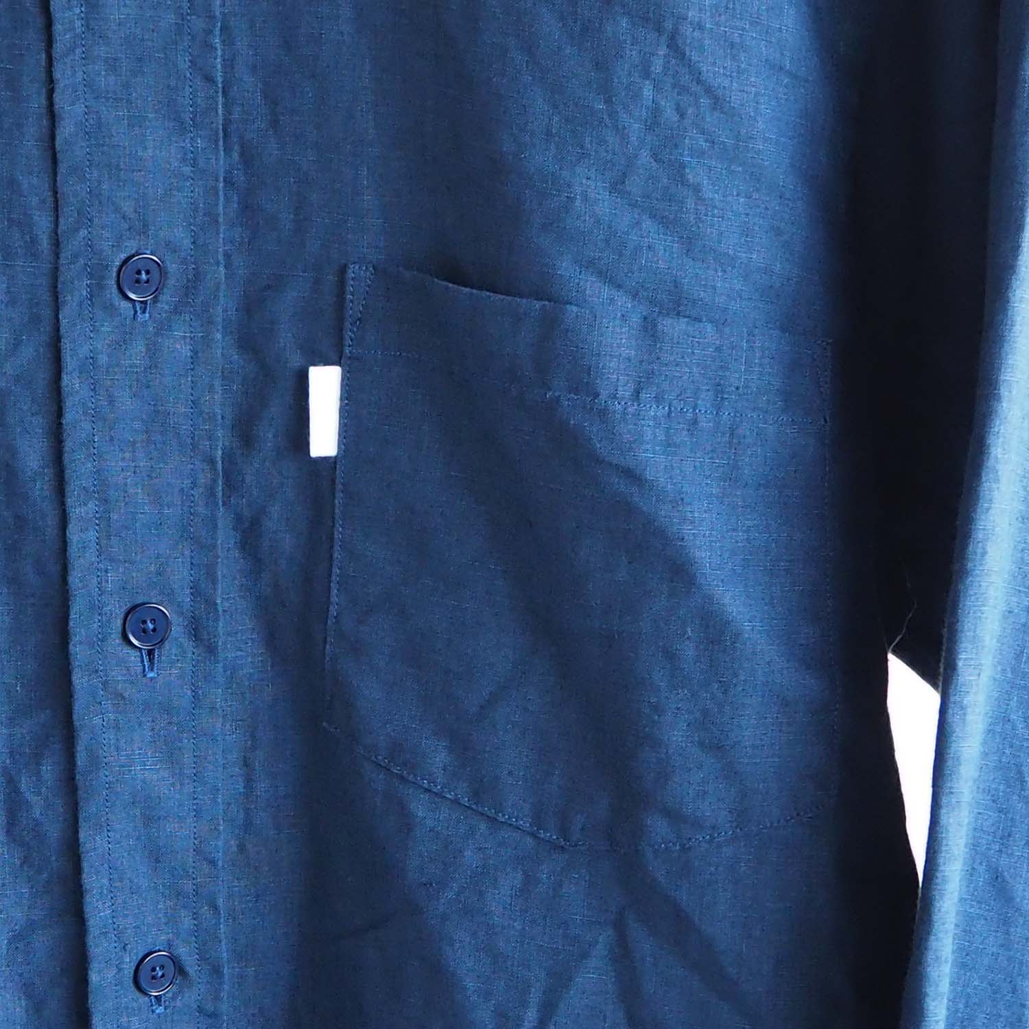 SH エスエイチ REGULAR COLLAR SHIRT (LINEN) レギュラーカラーシャツ