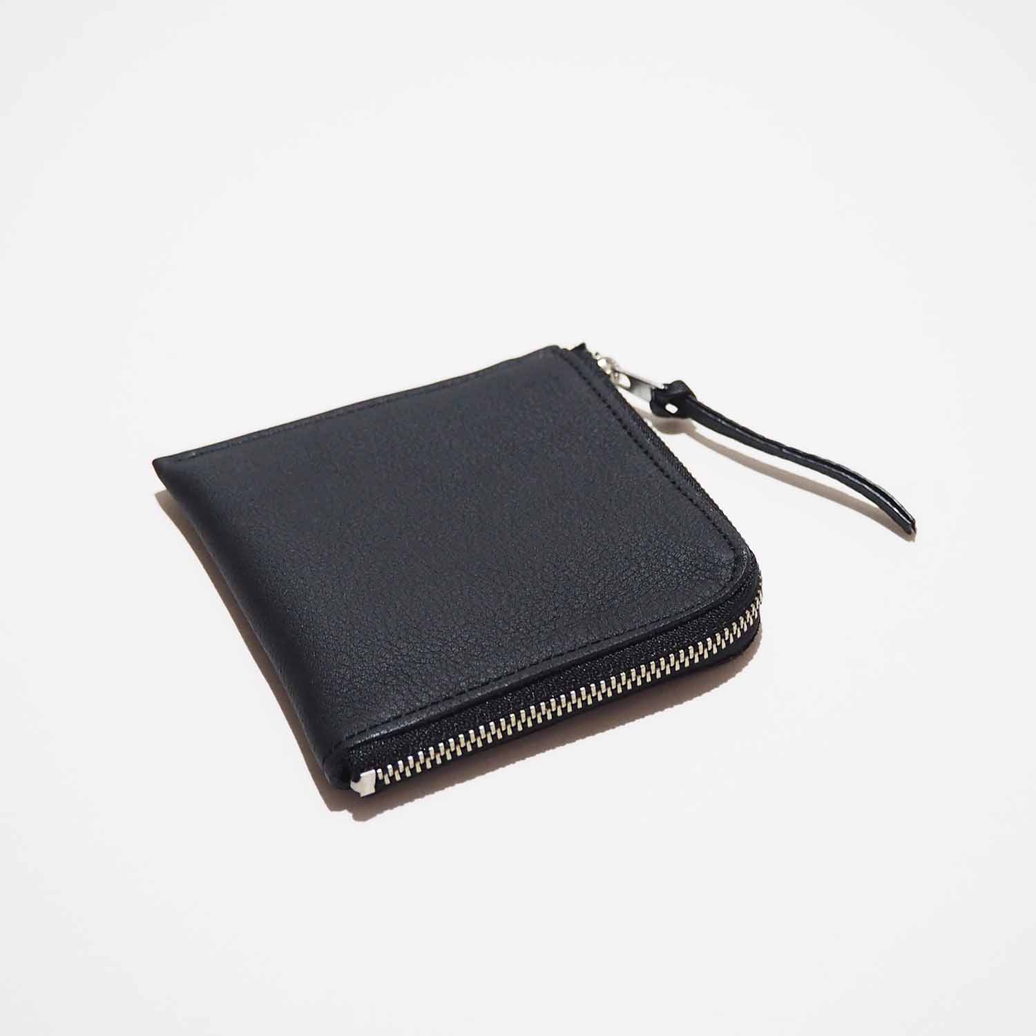 ERA. イーラ EO SHRINK L WALLET イーオーシュリンクL字ウォレット ブラック