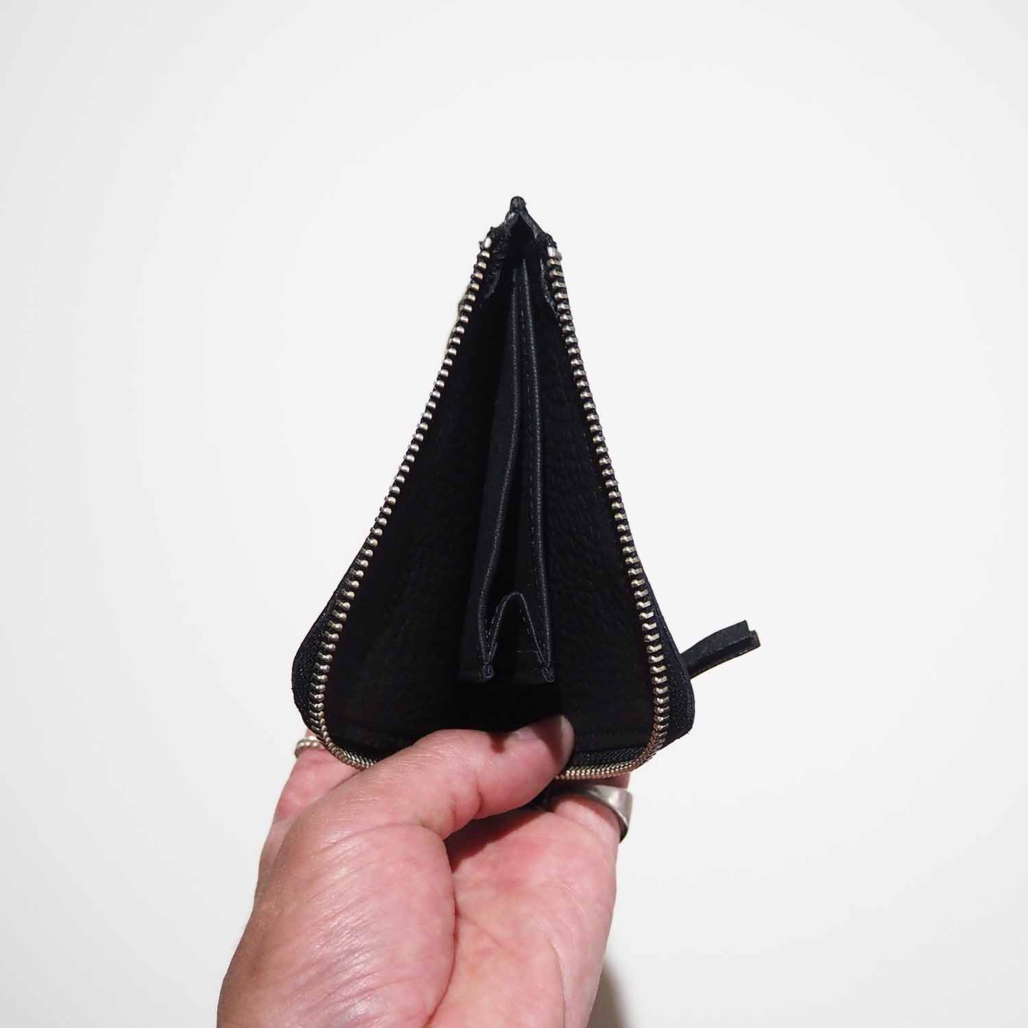 ERA. イーラ EO SHRINK L WALLET イーオーシュリンクＬ字ウォレット ブラック