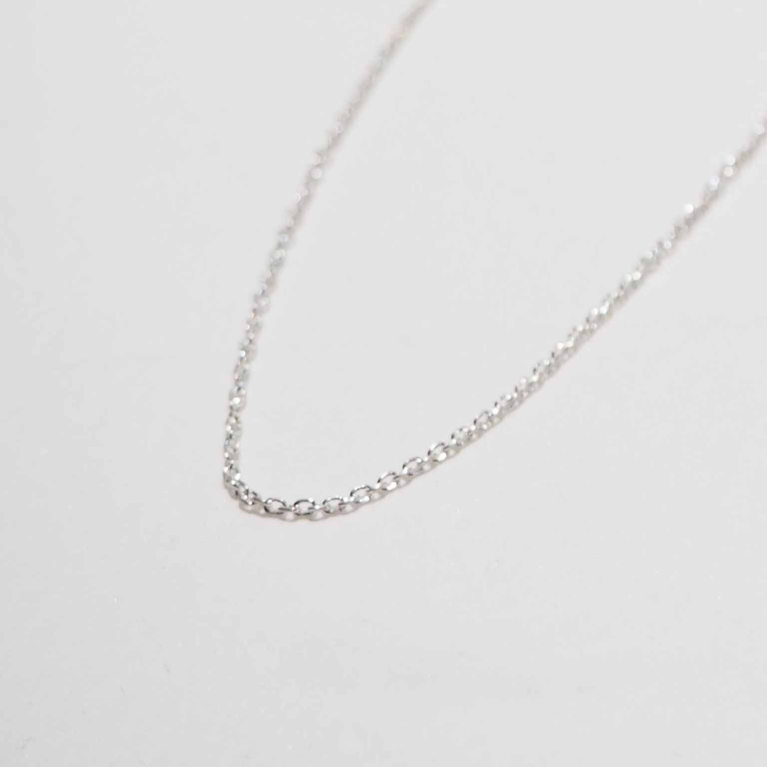 ERA. イーラ TWNKL AZK NARROW NECKLACE ナローアズキチェーンネックレス シルバー
