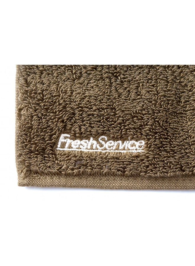 THING FABRICS×FreshService FACE TOWEL KHAKI シングファブリックス×フレッシュサービス フェイスタオル カーキ