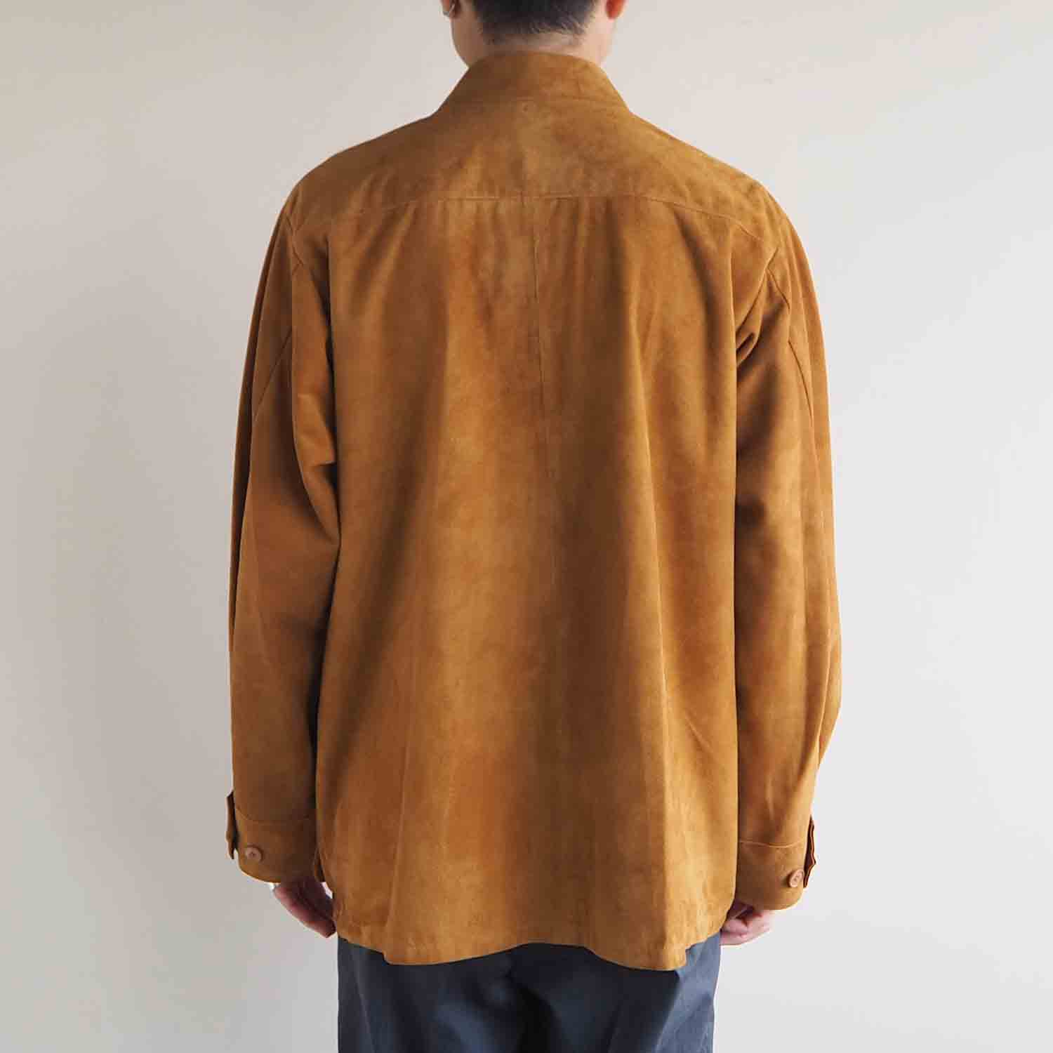 SH エスエイチ FATIGUE SHIRT (SHEEP SUEDE) ファティーグシャツ ...