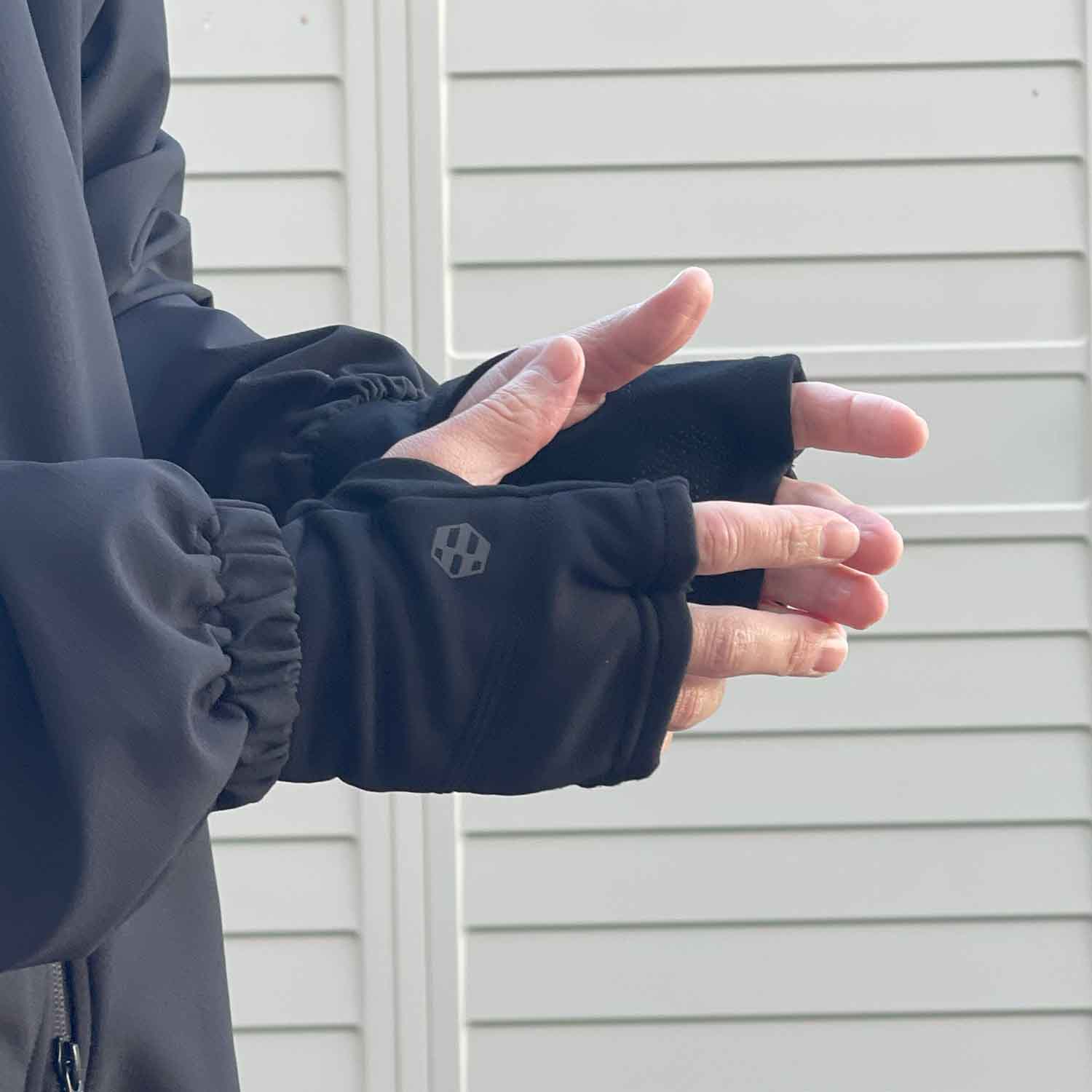 handson grip ハンズオングリップ パフォーマンスグローブ Curve (POLARTEC POWER STRETCH PRO) Black