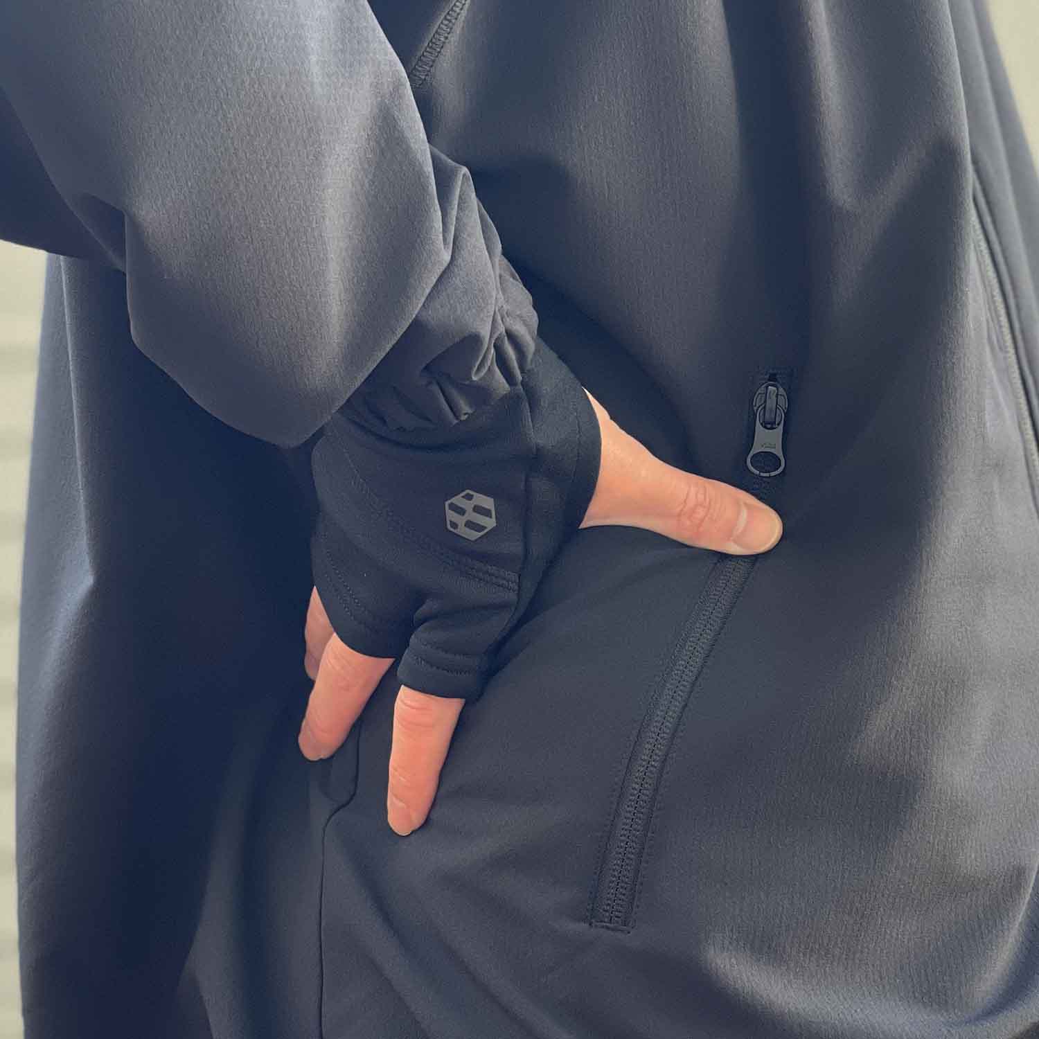 handson grip ハンズオングリップ パフォーマンスグローブ Curve (POLARTEC POWER STRETCH PRO) Black