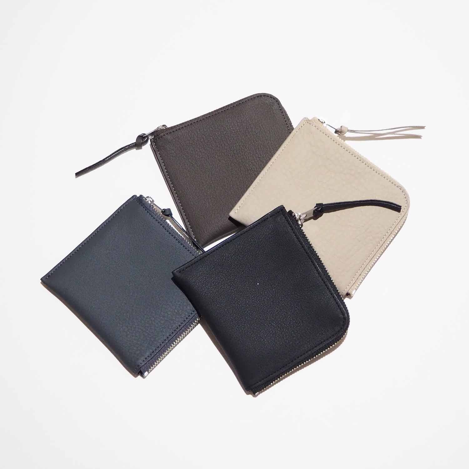 ERA. イーラ EO SHRINK L WALLET イーオーシュリンクL字ウォレット グレージュ