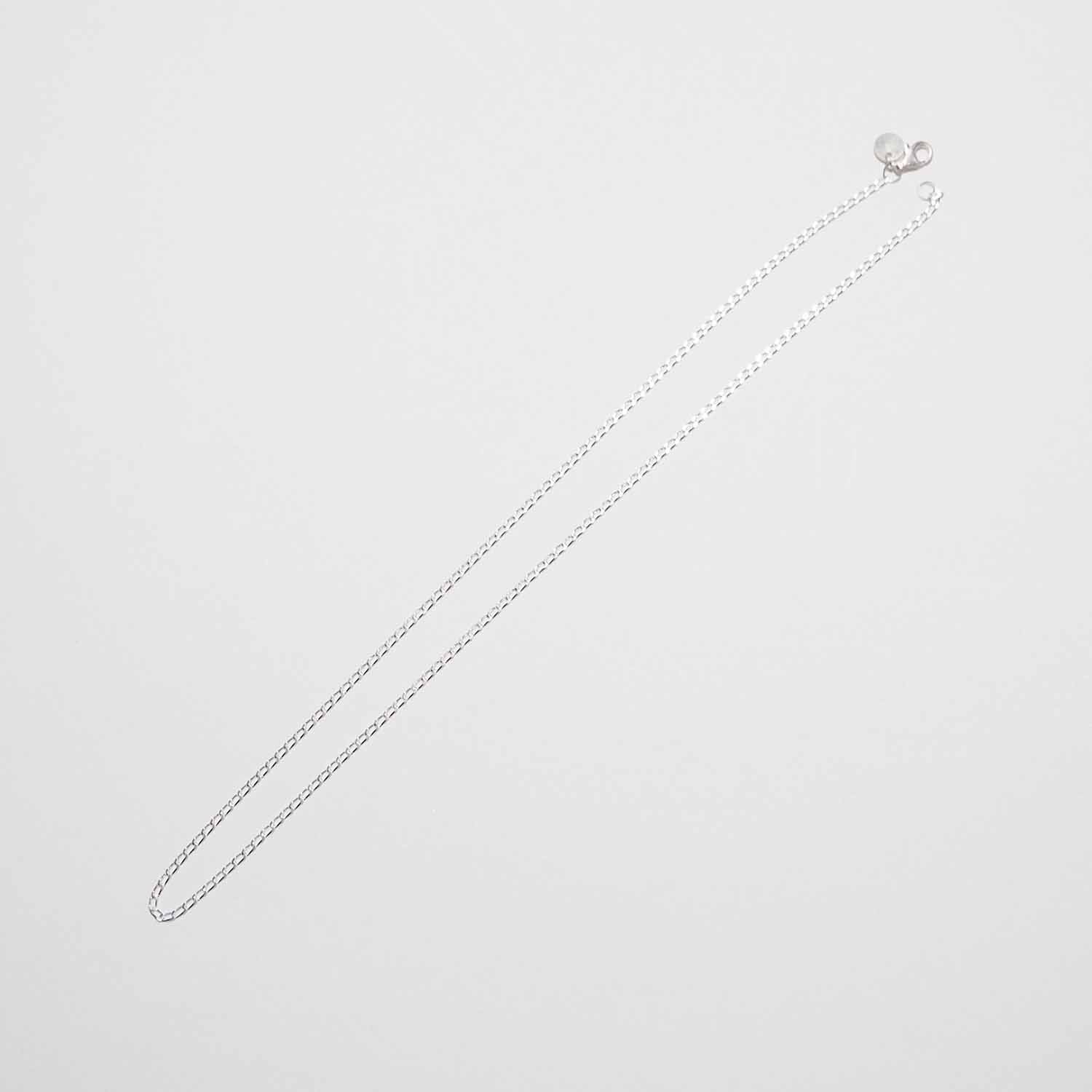 ERA. イーラ TWNKL RCT NECKLACE レクタングルチェーンネックレス シルバー