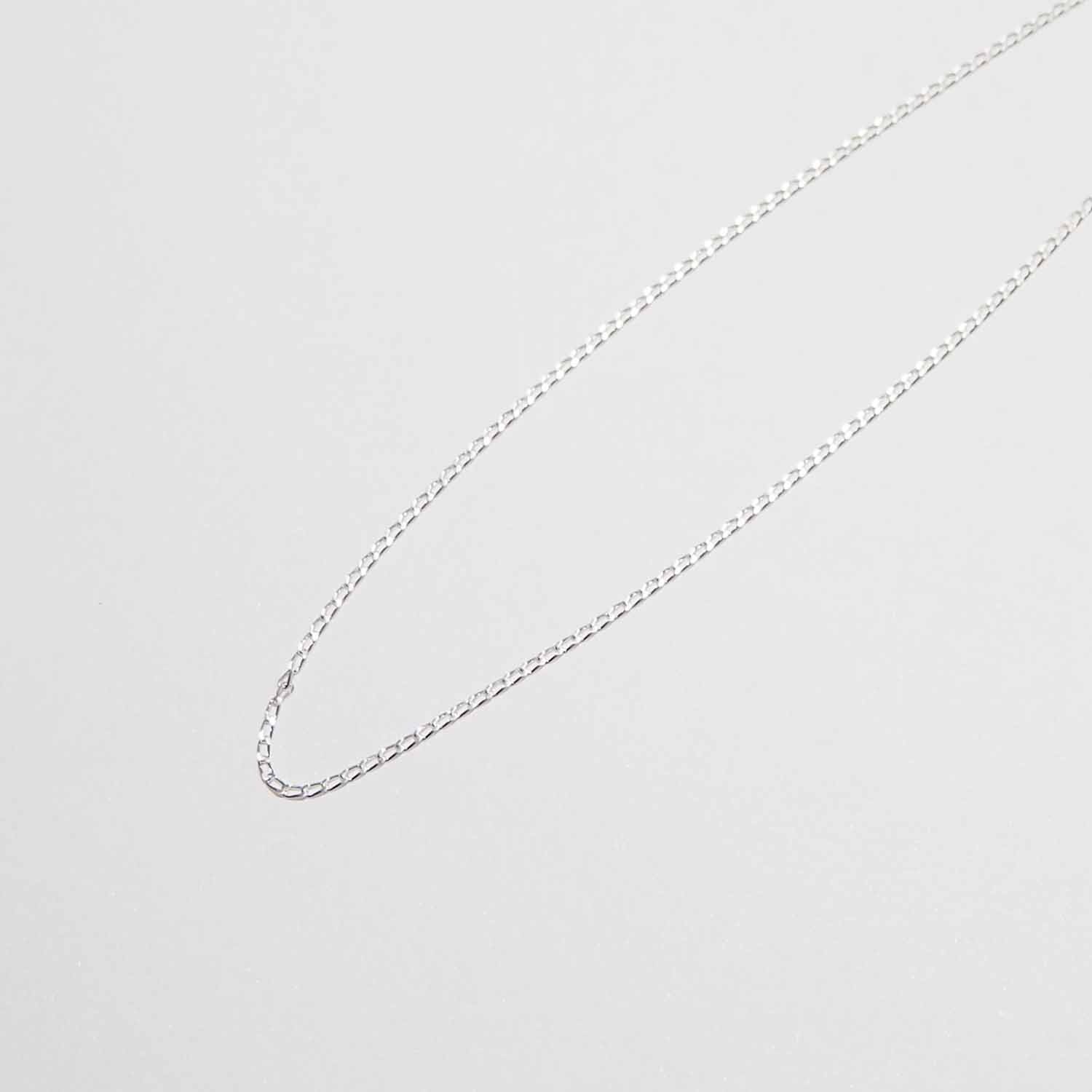 ERA. イーラ TWNKL RCT NECKLACE レクタングルチェーンネックレス シルバー