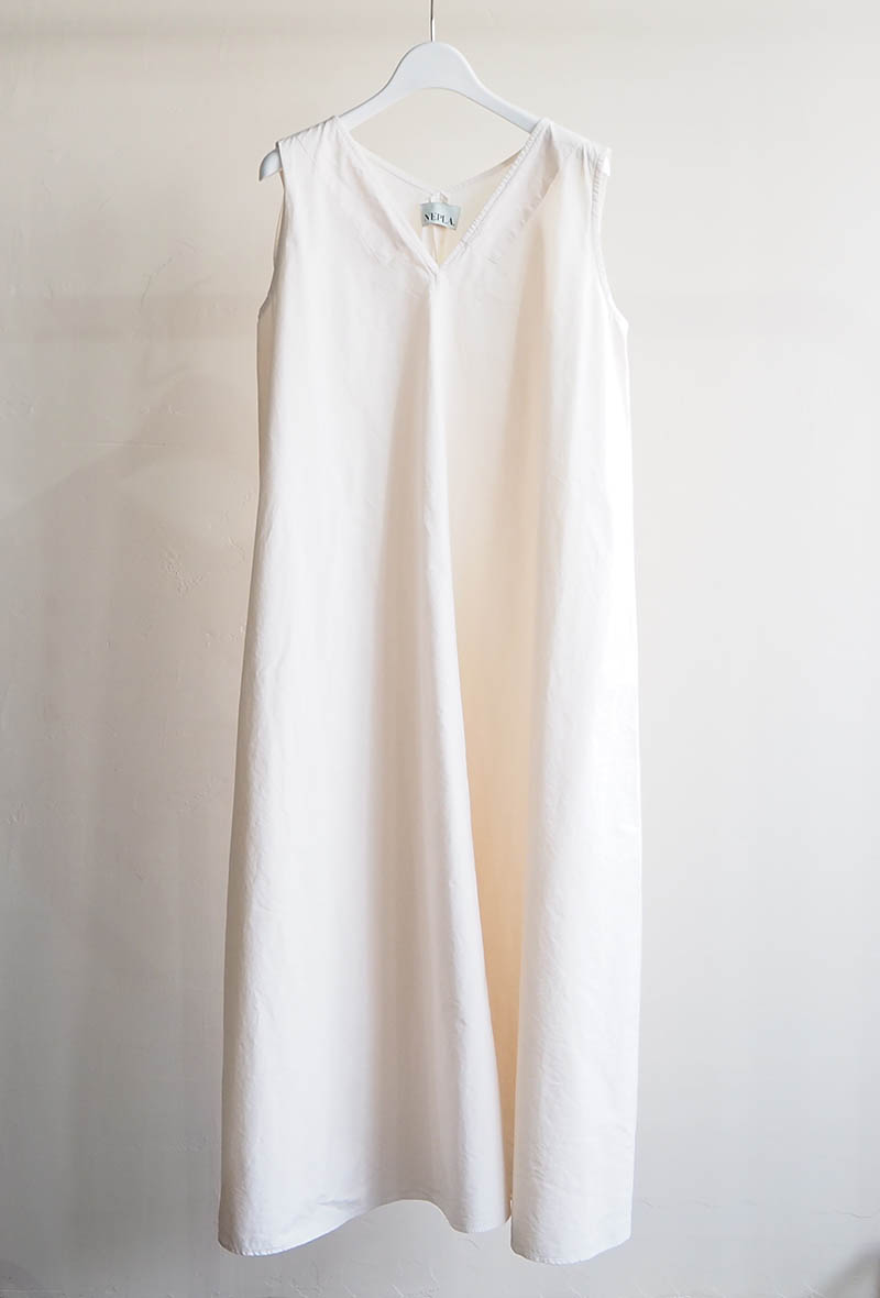 BELT ONE PIECE WOMENS ECRU ベルト付きワンピース エクリュ ウィメンズ