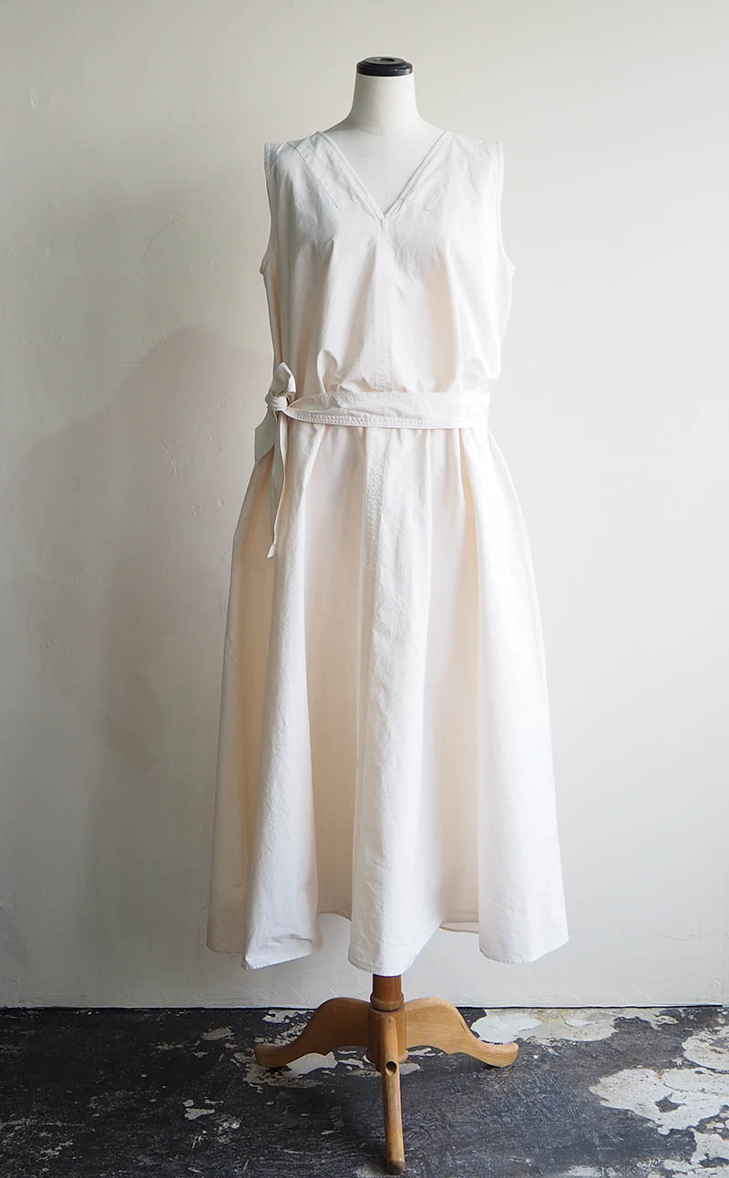 BELT ONE PIECE WOMENS ECRU ベルト付きワンピース エクリュ ウィメンズ