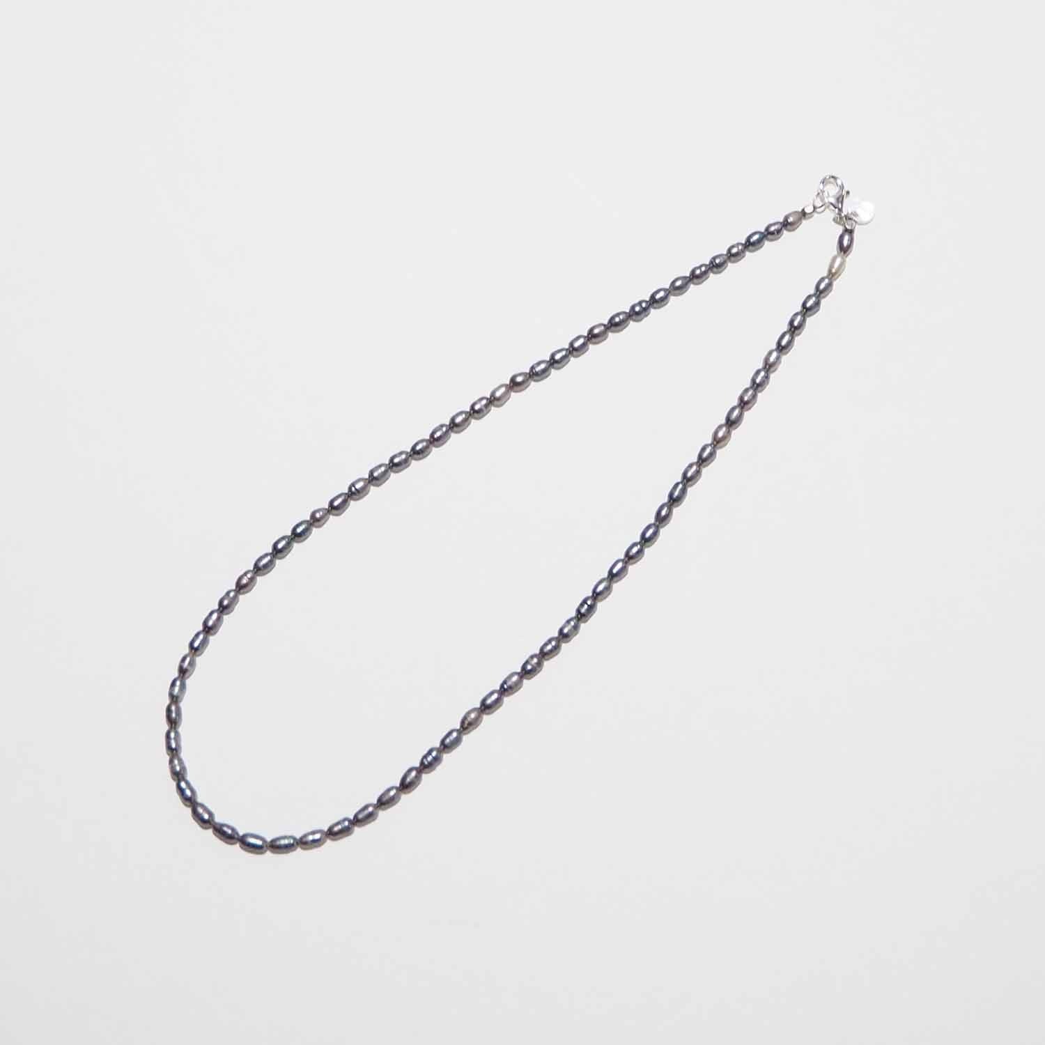 ERA. イーラ TWNKL PEARL NECKLACE パールネックレス BLACK ブラック