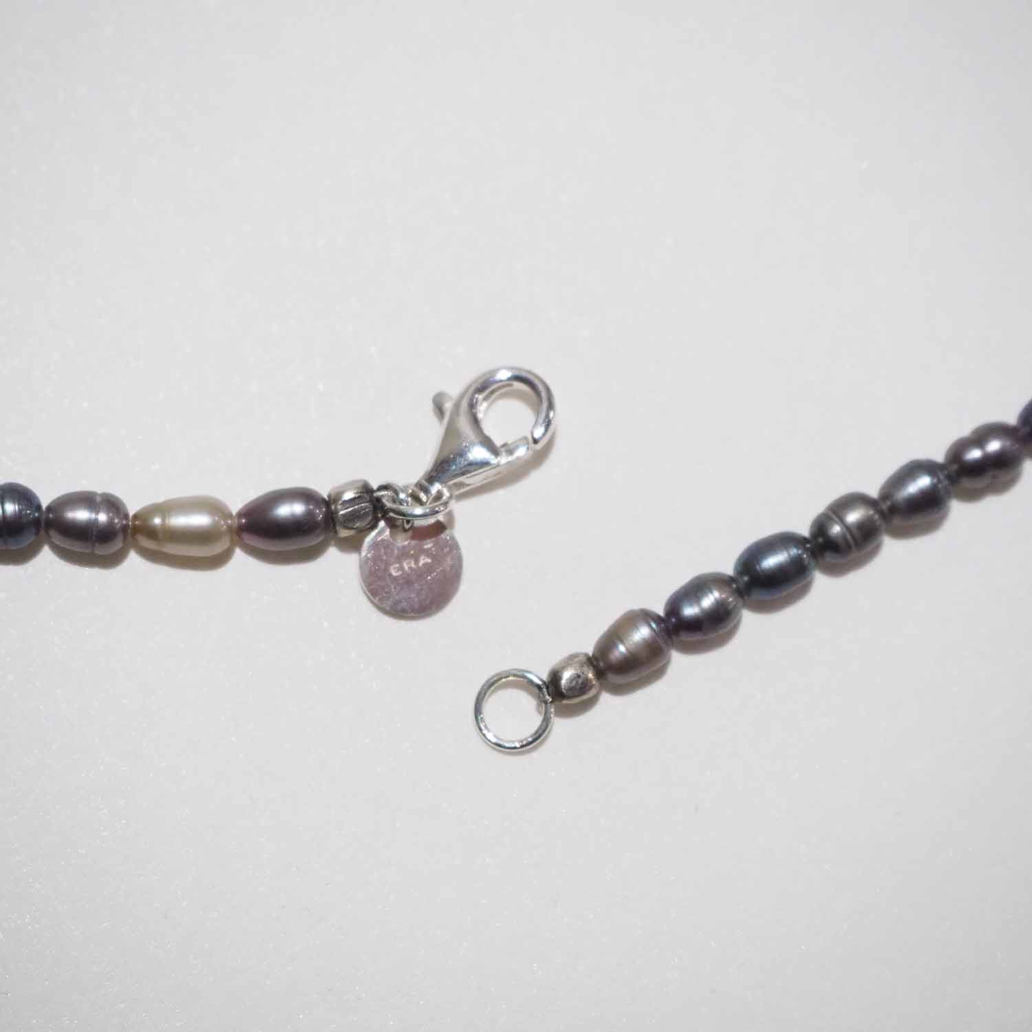 ERA. イーラ TWNKL PEARL NECKLACE パールネックレス BLACK ブラック