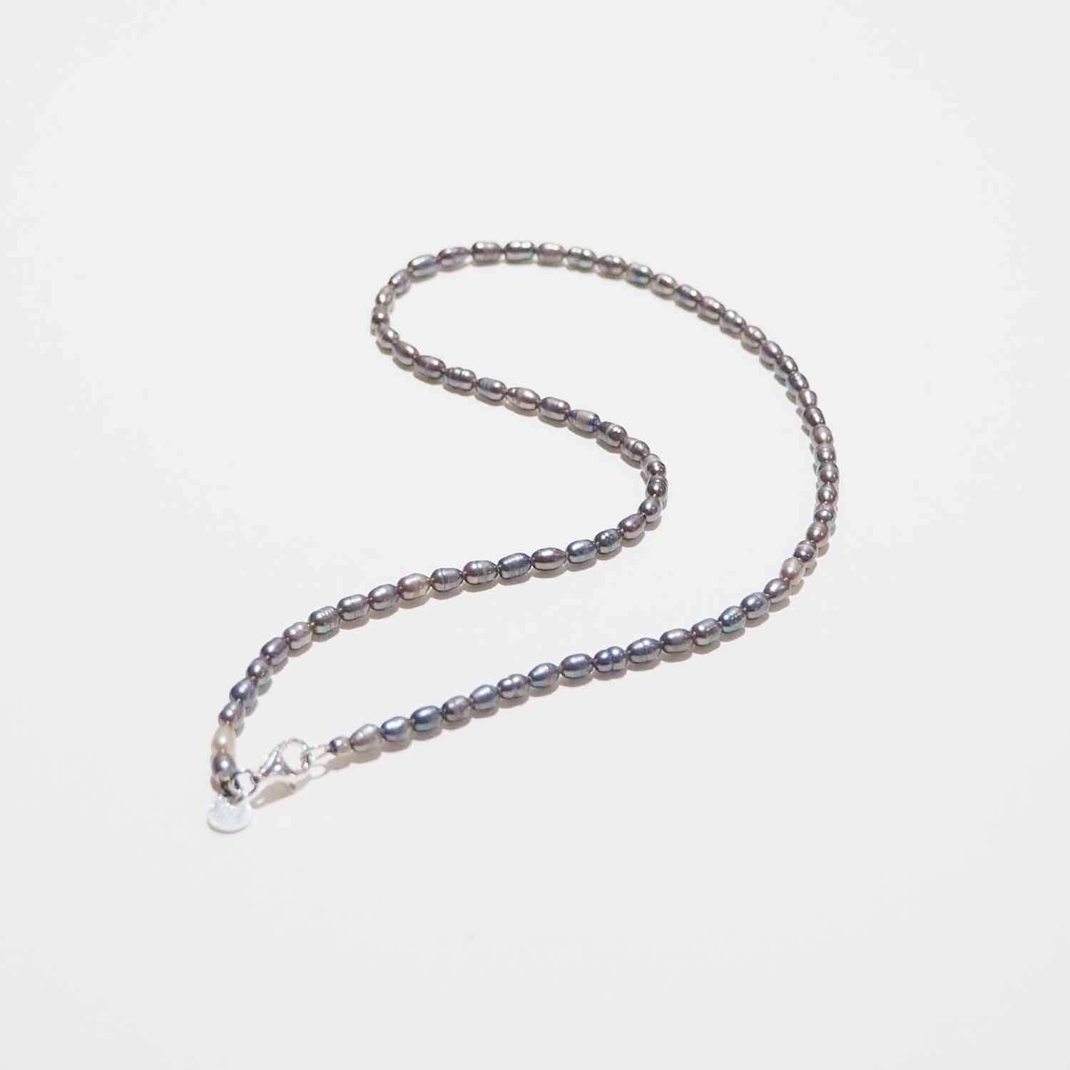 ERA. イーラ TWNKL PEARL NECKLACE パールネックレス BLACK ブラック