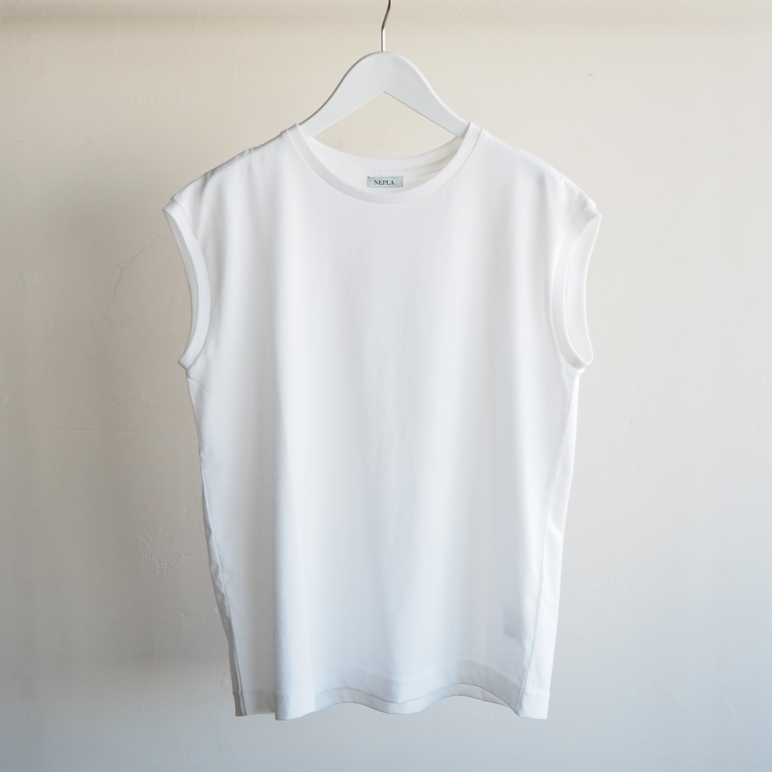 NEPLA. WOMENS SLEEVELESS-T ネプラ ウィメンズ スリーブレスＴシャツ ホワイト