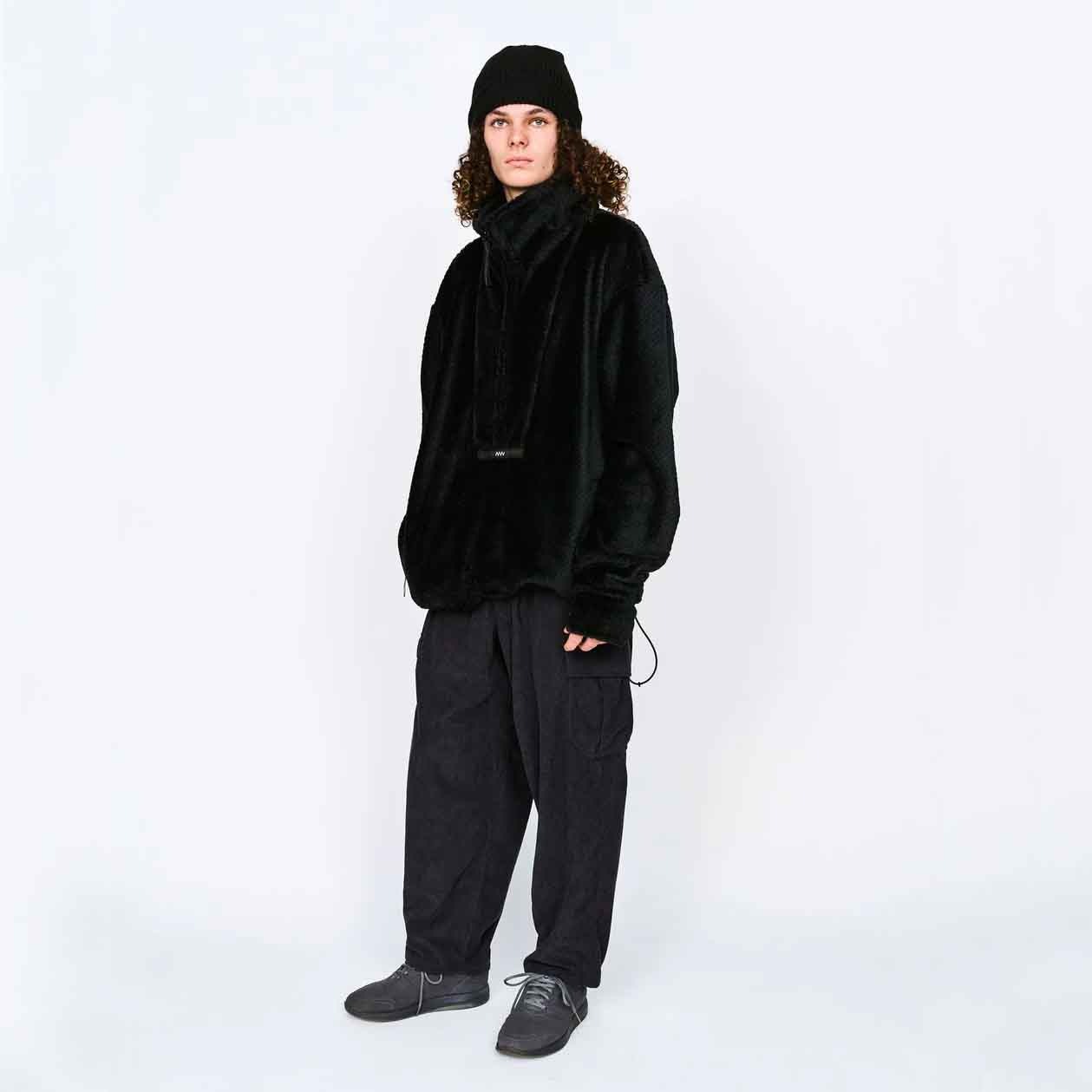 STONEMASTER ストーンマスター SM PULLOVER JACKET POLARTEC High Loft プルオーバージャケット ポーラテックハイロフト BLACK