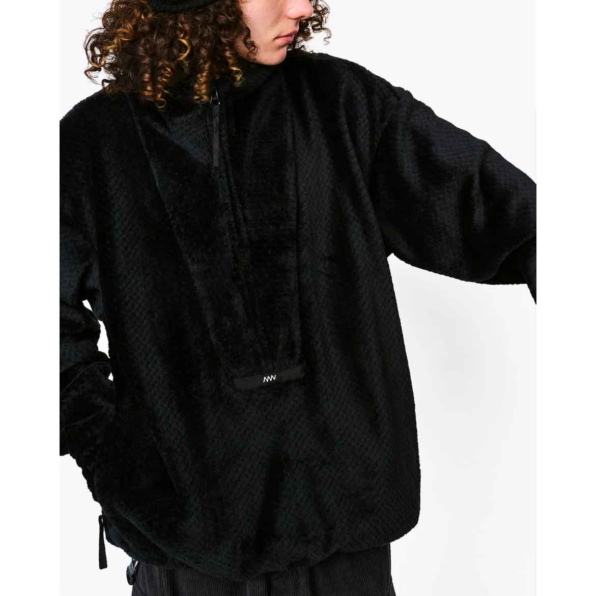 STONEMASTER ストーンマスター SM PULLOVER JACKET POLARTEC High Loft プルオーバージャケット ポーラテックハイロフト BLACK