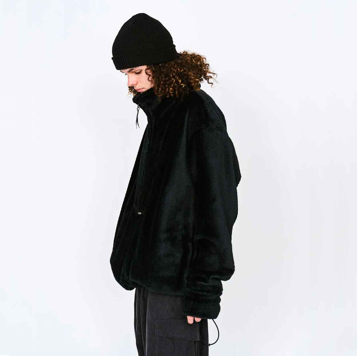 STONEMASTER ストーンマスター SM PULLOVER JACKET POLARTEC High Loft プルオーバージャケット ポーラテックハイロフト BLACK