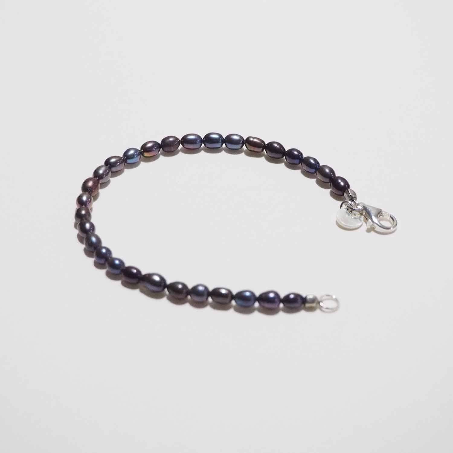 ERA. イーラ TWNKL PEARL BRACELET パールブレスレット BLACK ブラック