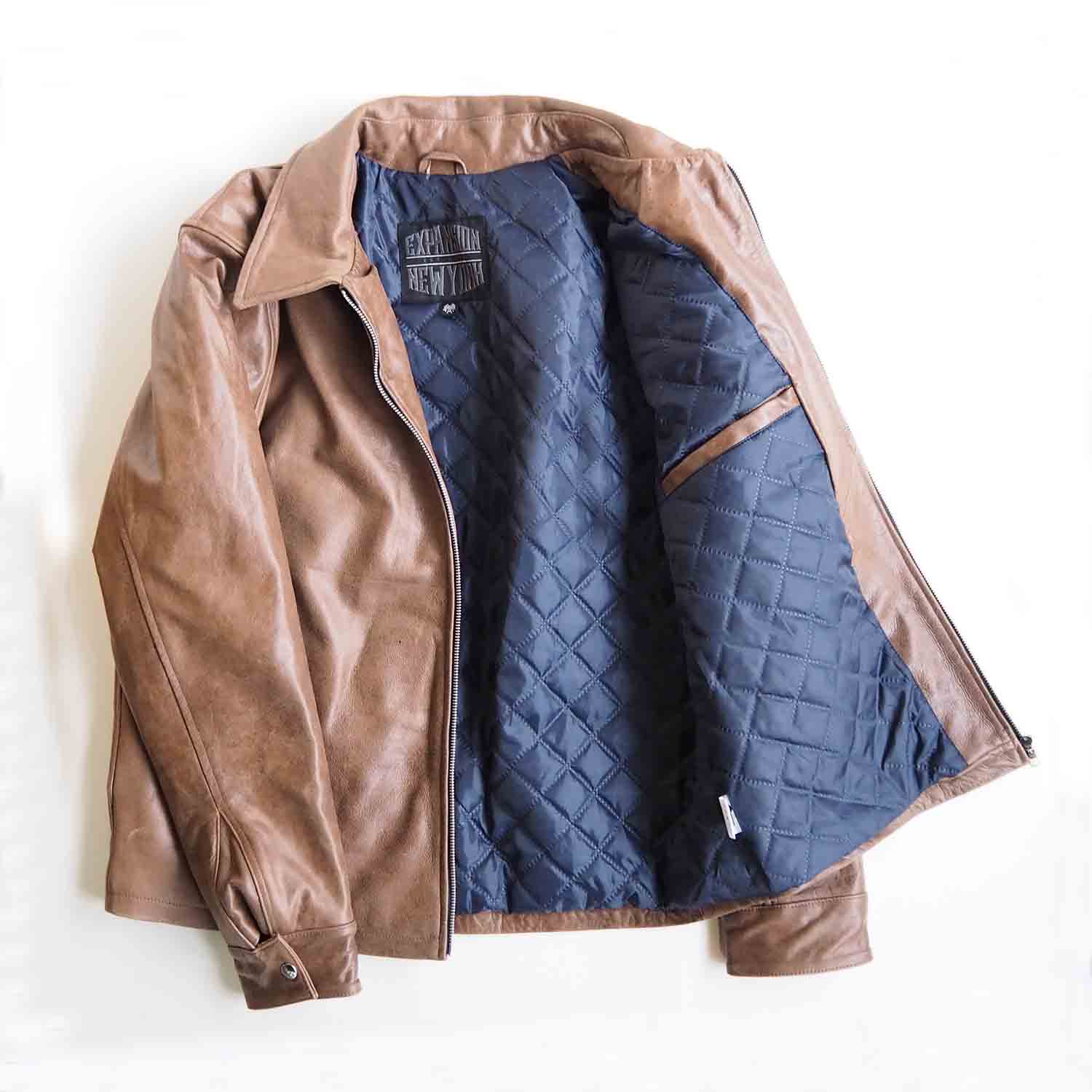 épine leather jacket ブラウン レザージャケット epine epine レザー