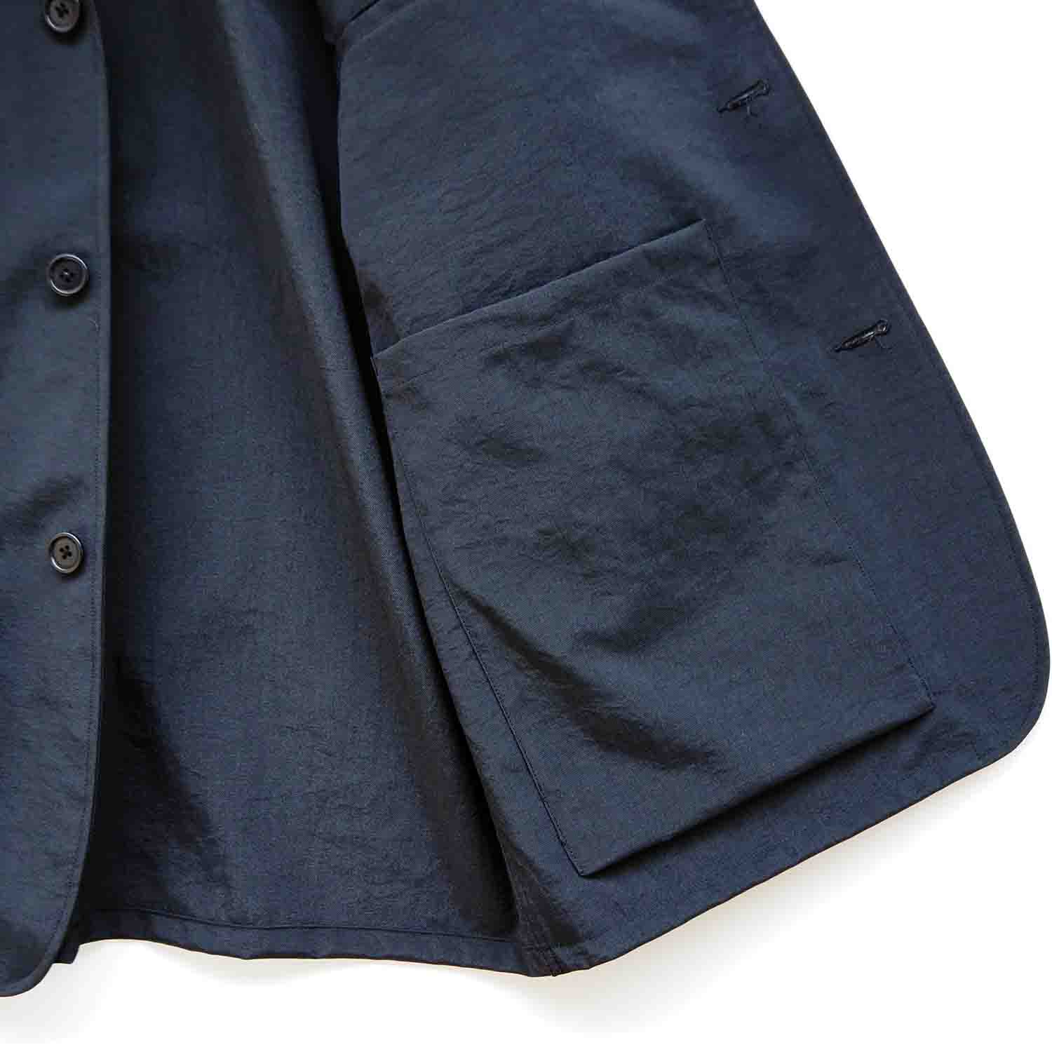 イーラ　era. ERA. TAS AWAI JACKET NAVY 新品同様 ERA. イーラ TAS AWAI JACKET タッサーナイロンアワイジャケット