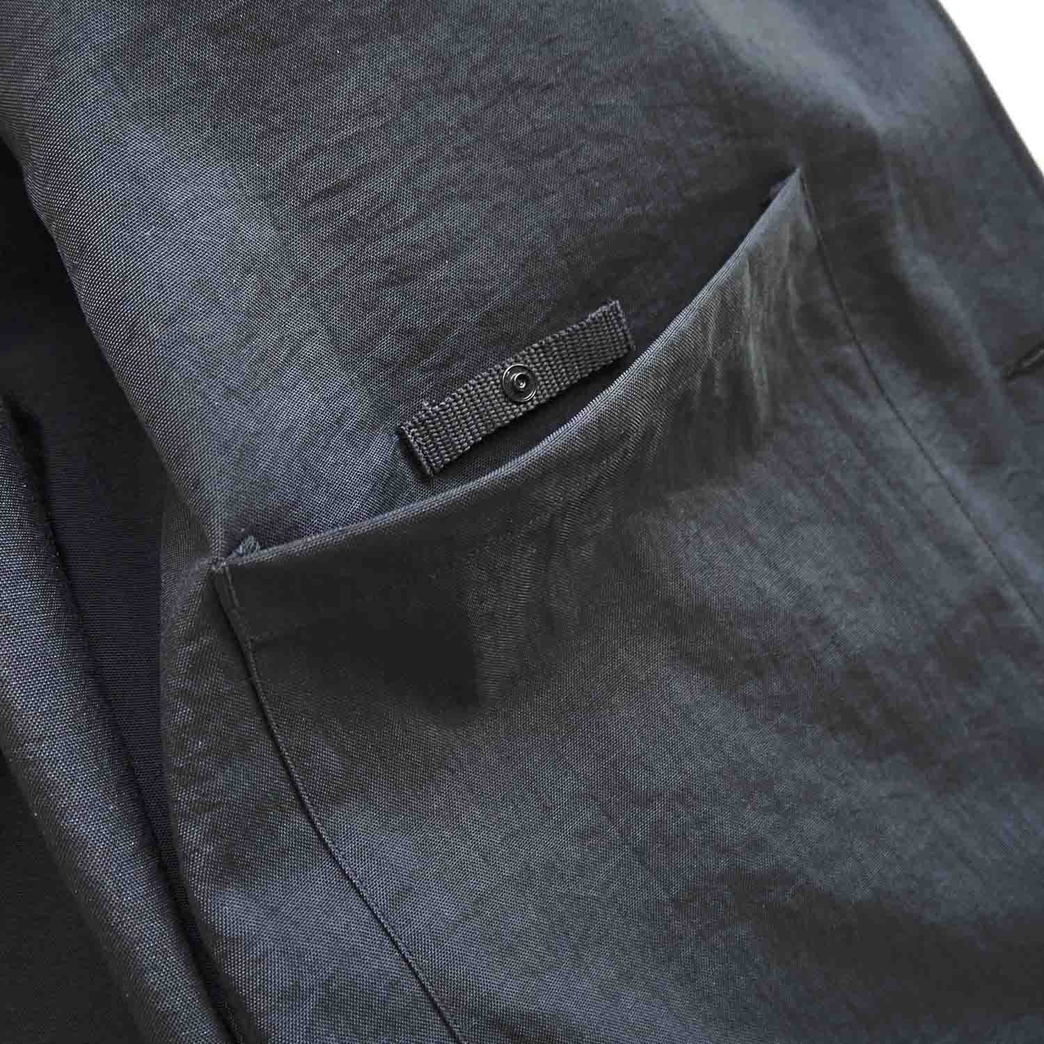 ERA. イーラ TAS AWAI JACKET タッサーナイロンアワイジャケット ブラック