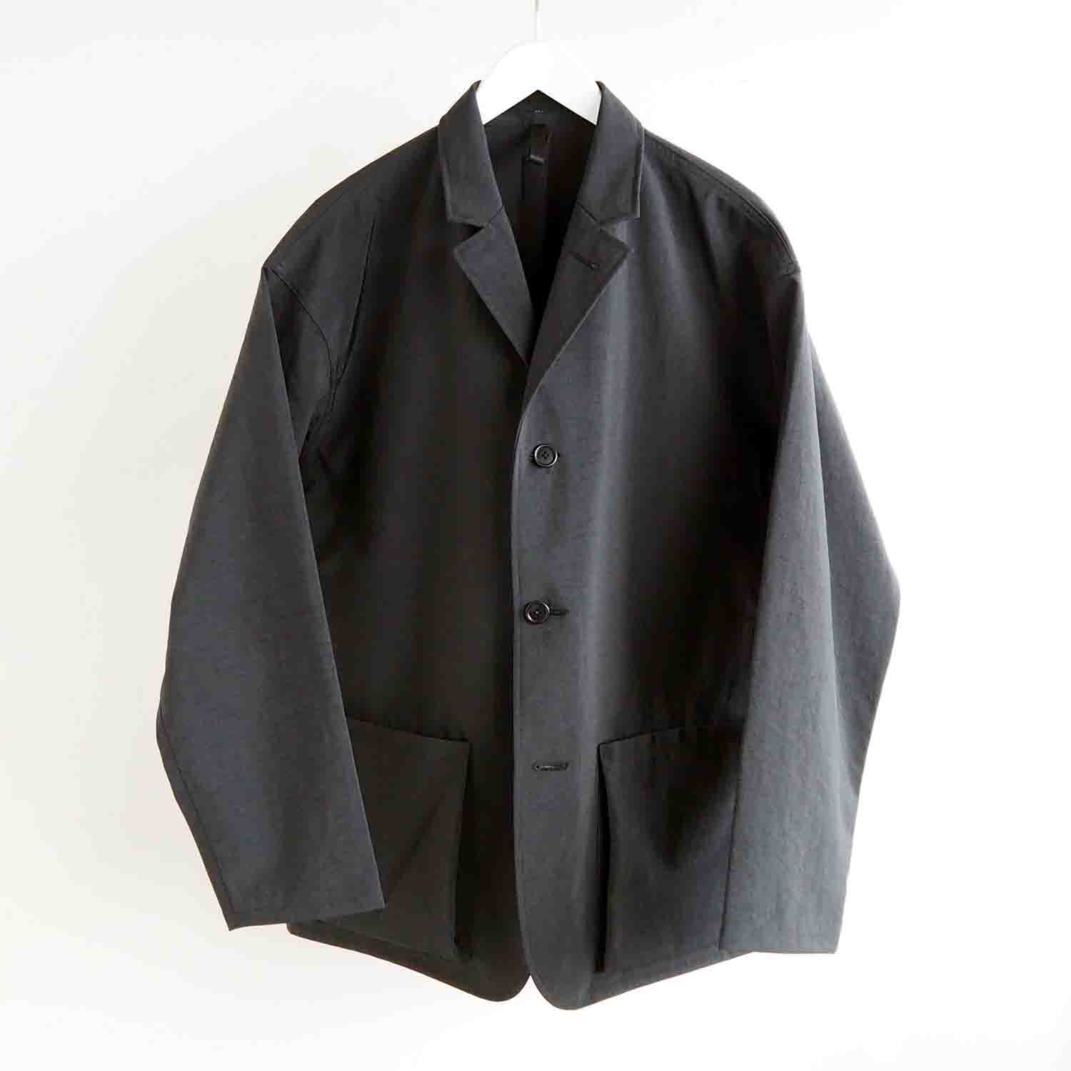 ERA. イーラ TAS AWAI JACKET タッサーナイロンアワイジャケット ブラック