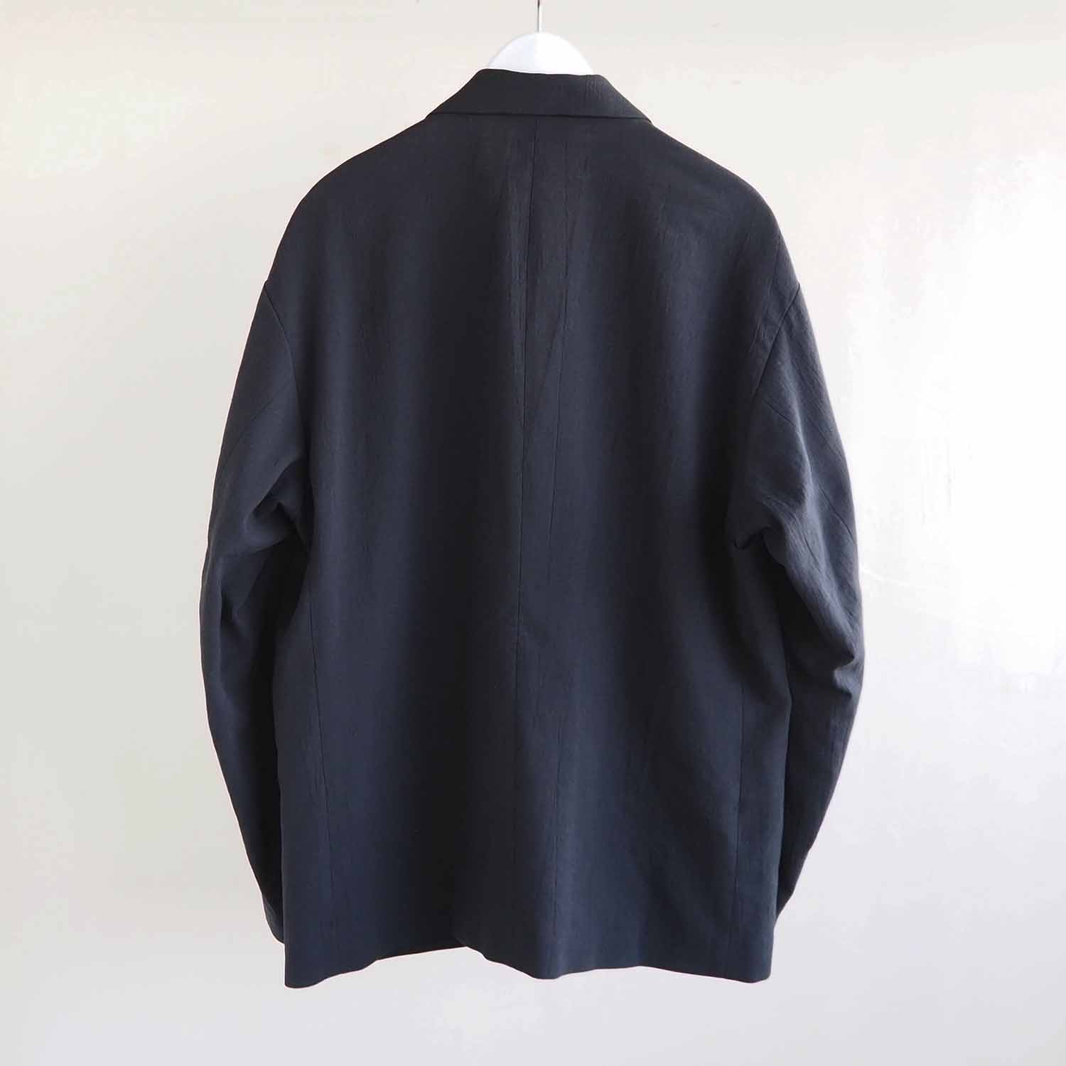 THING FABRICS シングファブリックス TF Jacket (FRESCA Broad for Towel loom) ジャケット ブラック