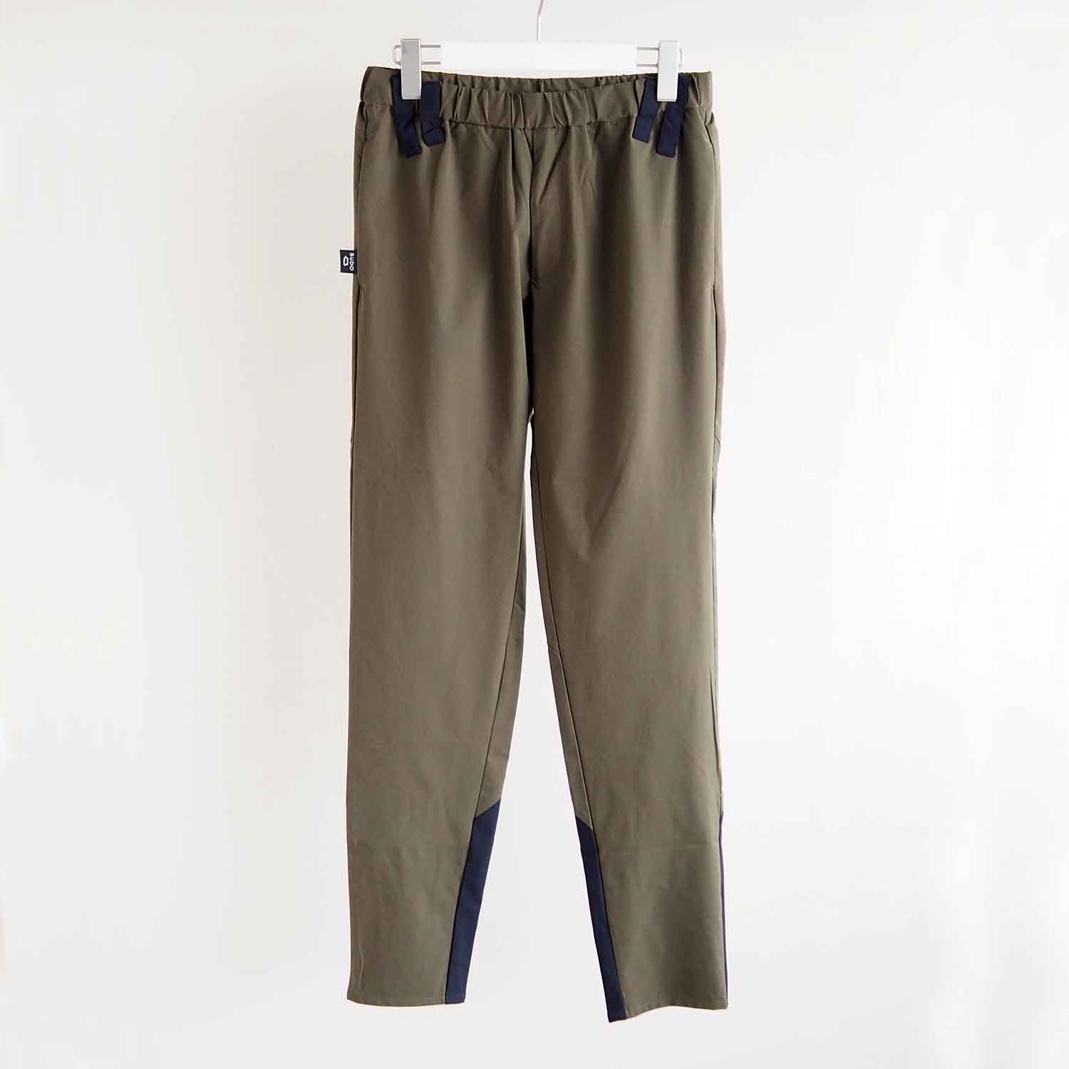BUDO ブドー CROSS AIR STRETCH PANTS クロスエアストレッチパンツ Khaki×Black カーキ