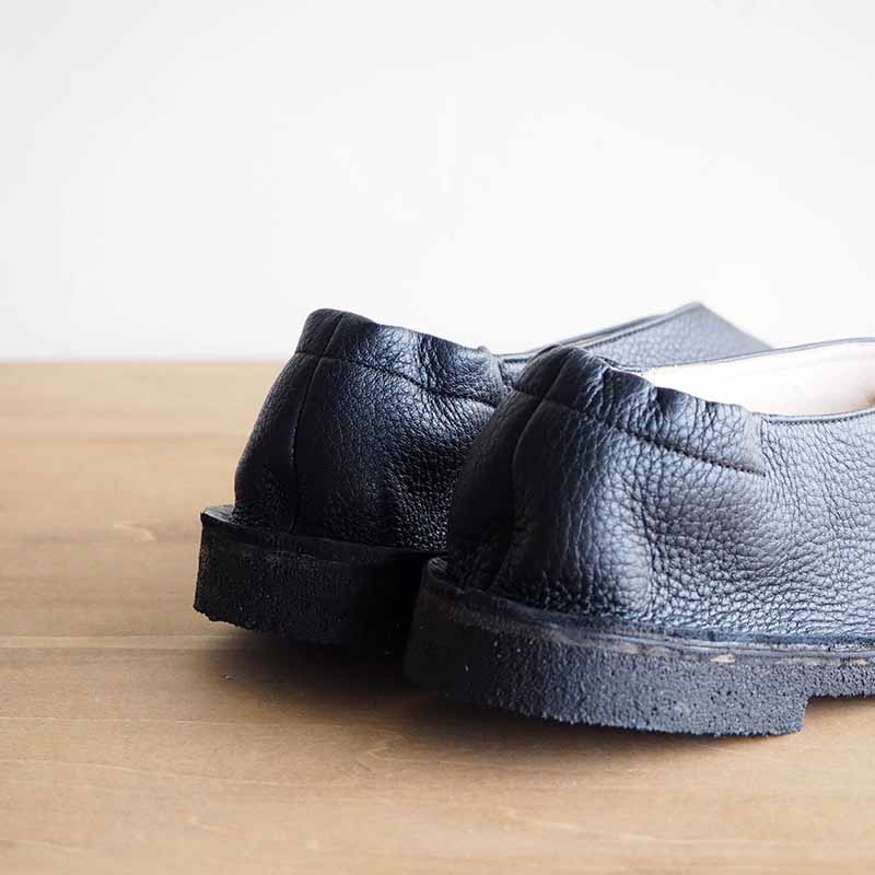 _Fot フォート square shrink crepe シュリンクレザーフラット