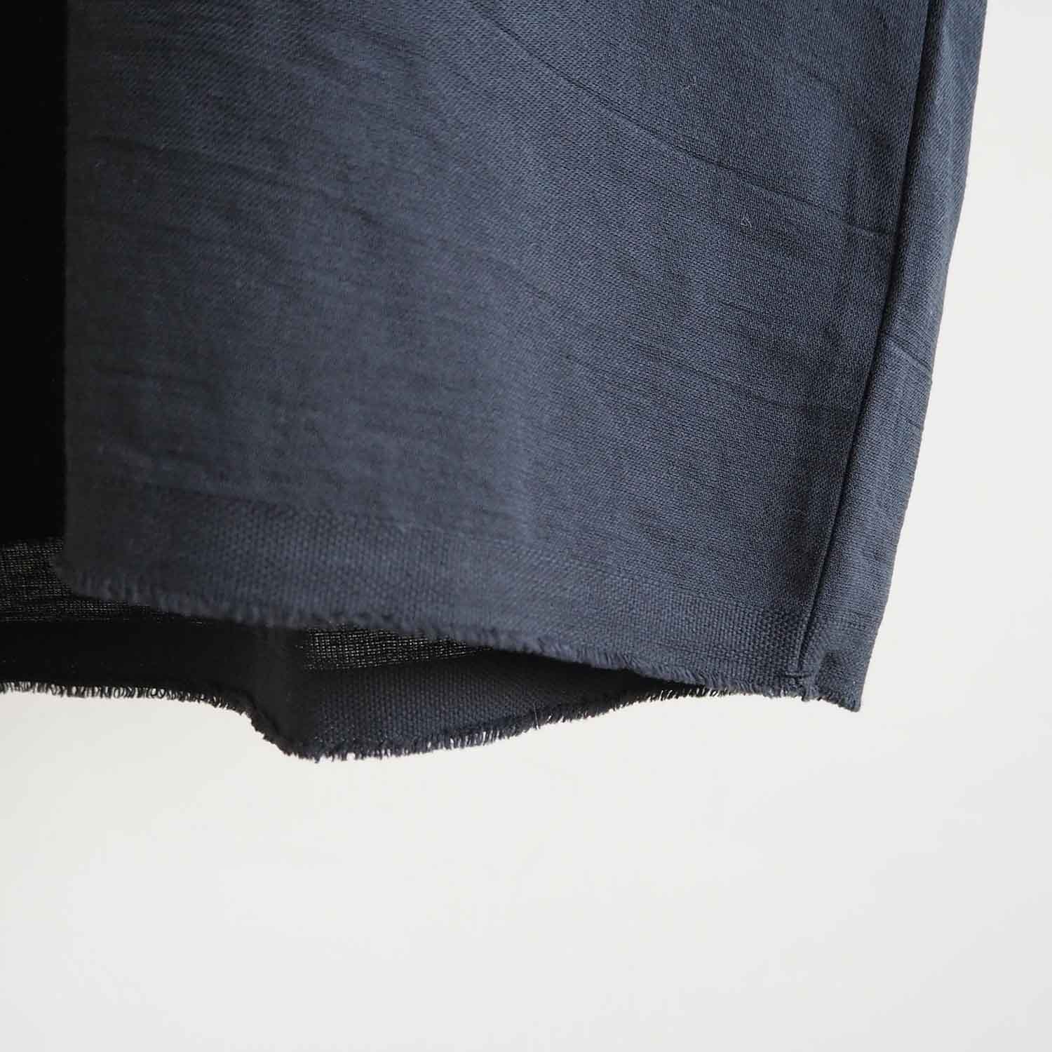 THING FABRICS シングファブリックス TF T- shirt (FRESCA Broad for Towel loom) オーバーシルエットハーフスリーブTシャツ ブラック