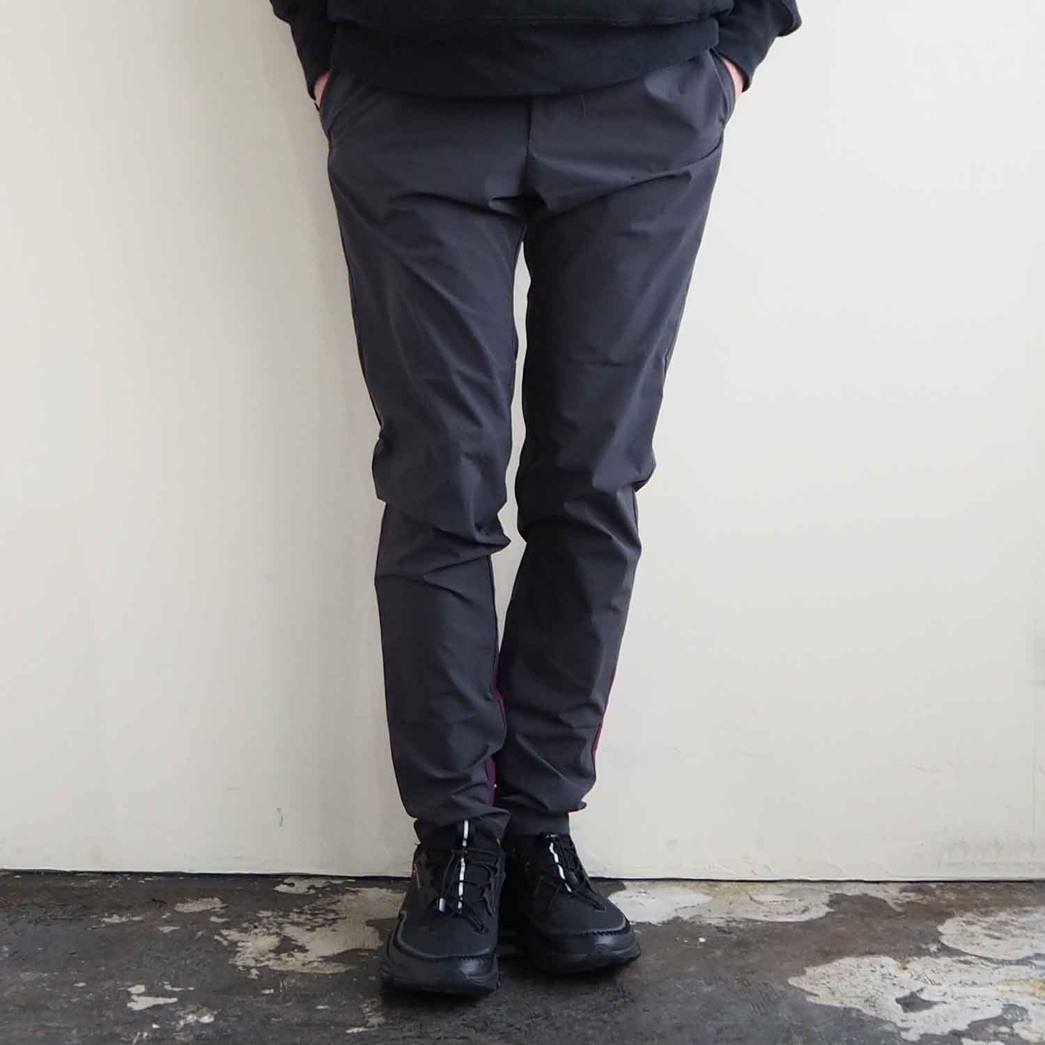 BUDO ブドー CROSS AIR STRETCH PANTS クロスエアストレッチパンツ Gray×Purple グレー
