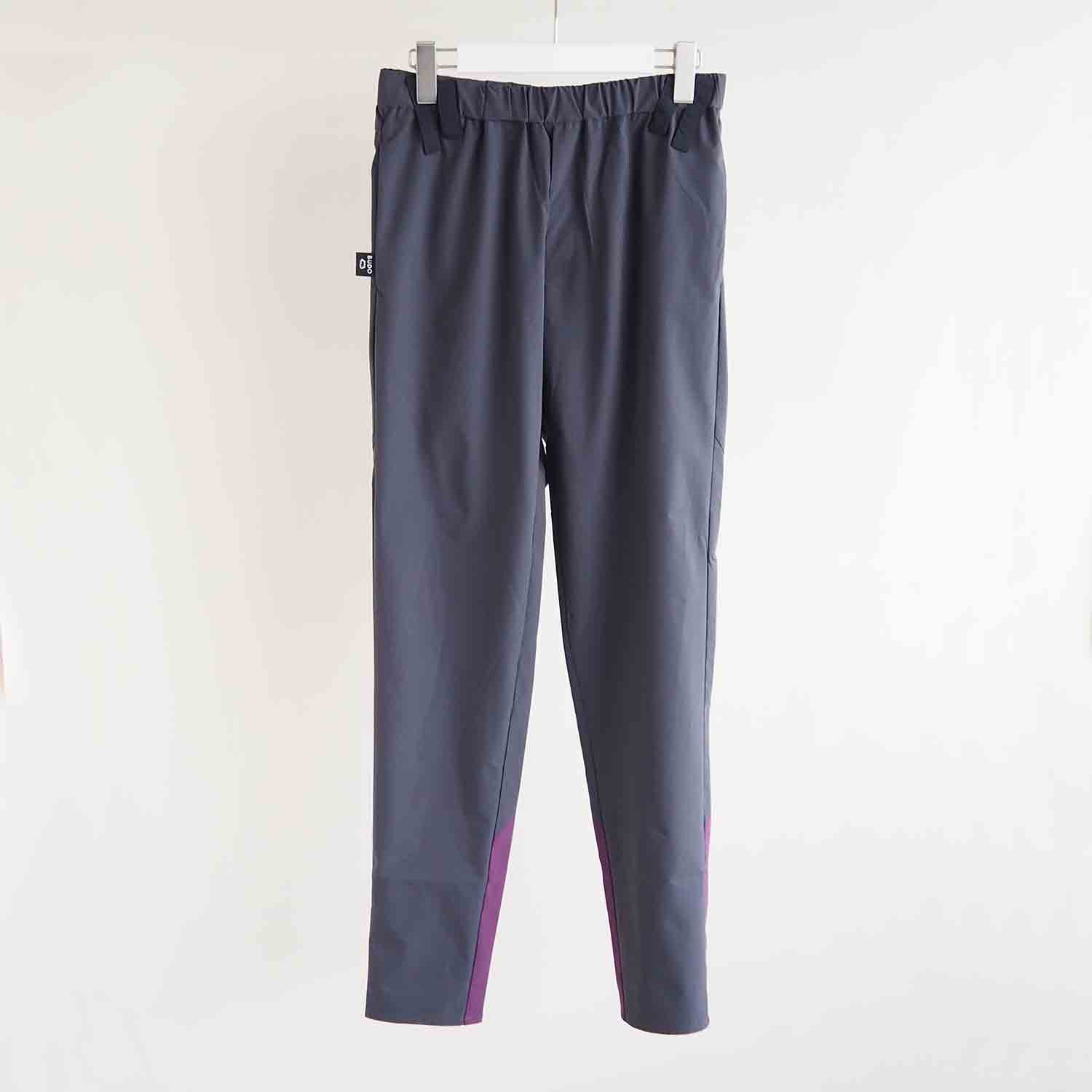 BUDO ブドー CROSS AIR STRETCH PANTS クロスエアストレッチパンツ Gray×Purple グレー