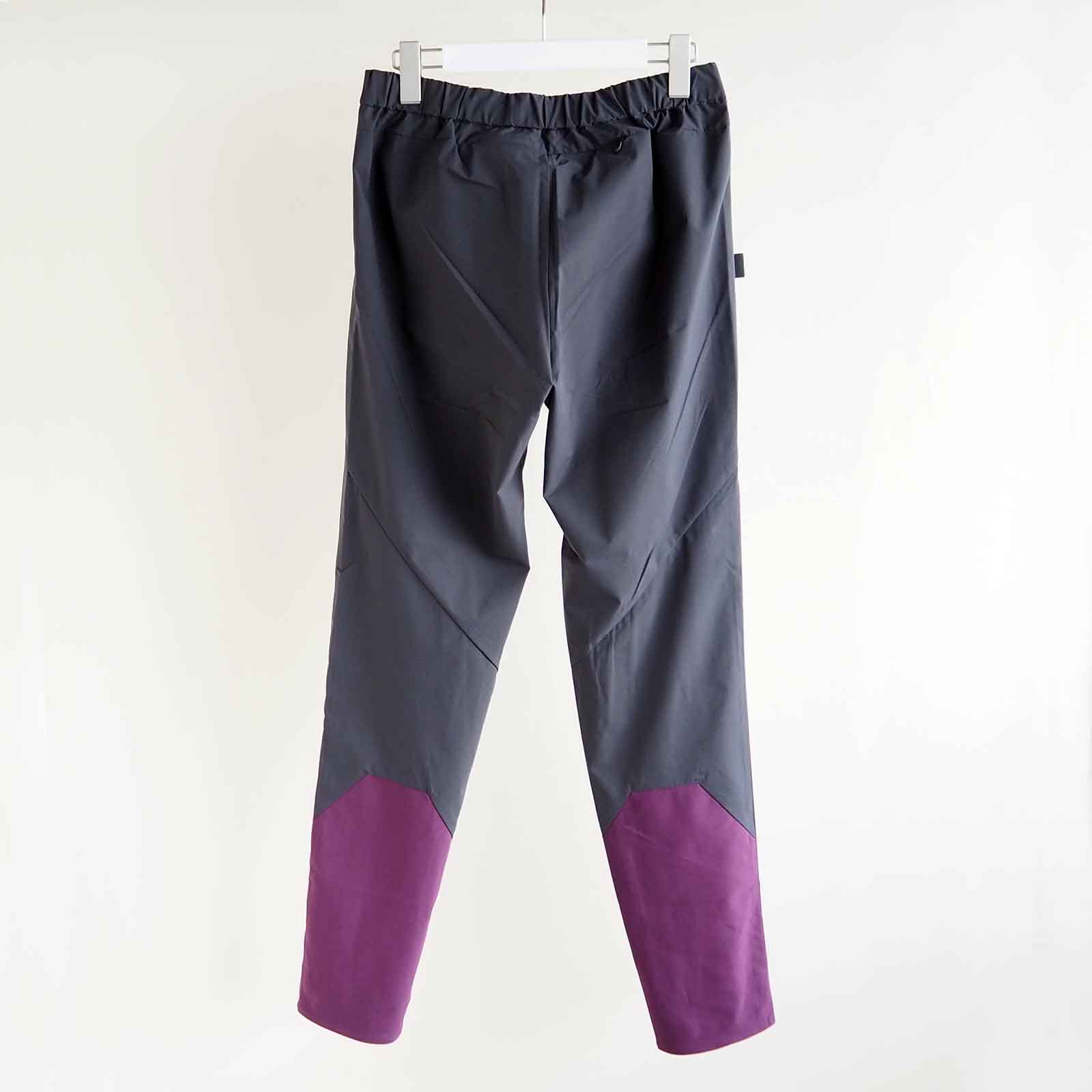 BUDO ブドー CROSS AIR STRETCH PANTS クロスエアストレッチパンツ Gray×Purple グレー