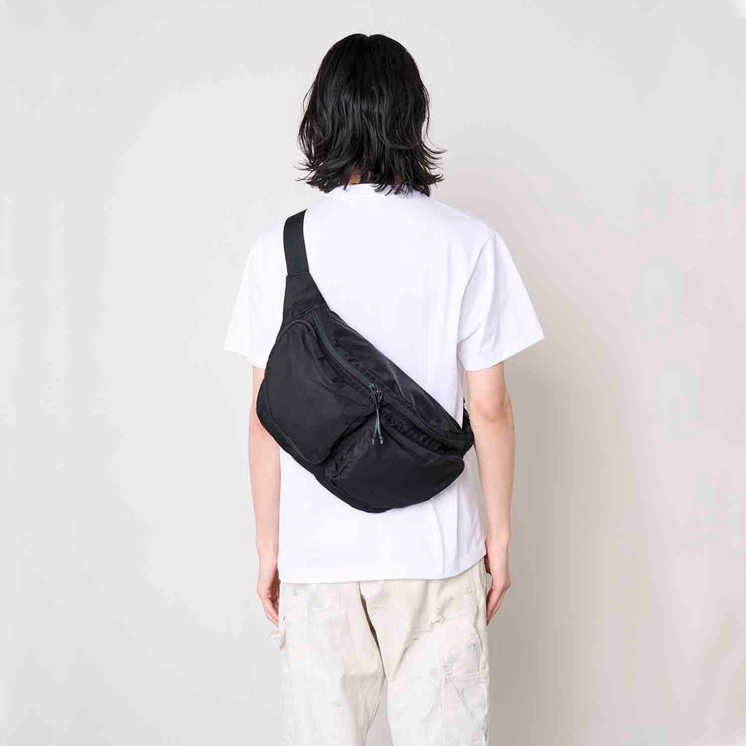 BAICYCLON LARGE WAIST BAG ブラック　BCL-54 BAICYCLON by bagjack バイシクロンバイバッグジャック BCL-54
