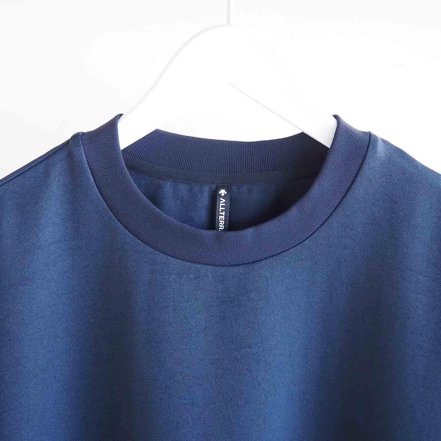DESCENTE ALLTERRAIN I/O 半袖Tシャツ ネイビー 美品 DESCENTE ALLTERRAIN I/O デサントオルテラインアイオー STRETCH TWILL