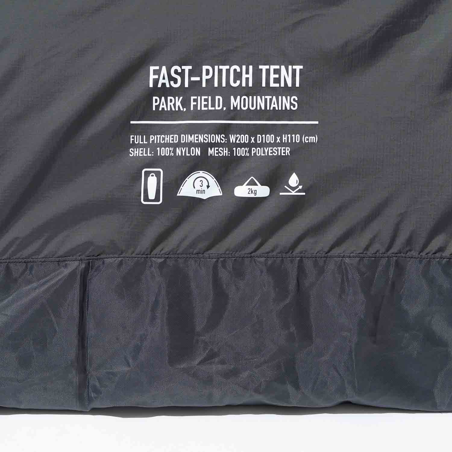 FreshService フレッシュサービス FRESH OUTDOOR SERVICE フレッシュアウトドアサービス FAST PITCH TENT ワンタッチテント GRAY グレー