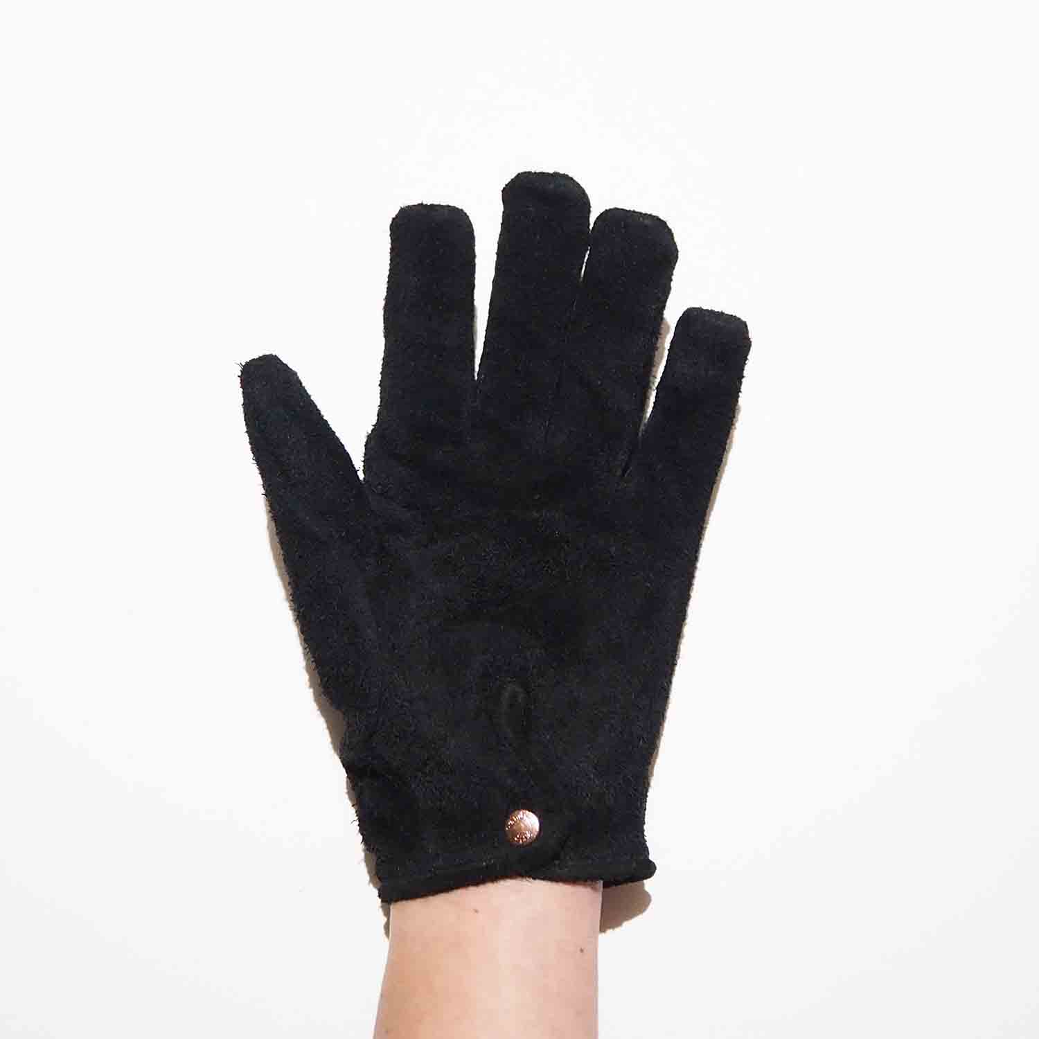 handson grip ハンズオングリップ レザーグローブ Maf+ (POLARTEC CLASSIC 100) Black