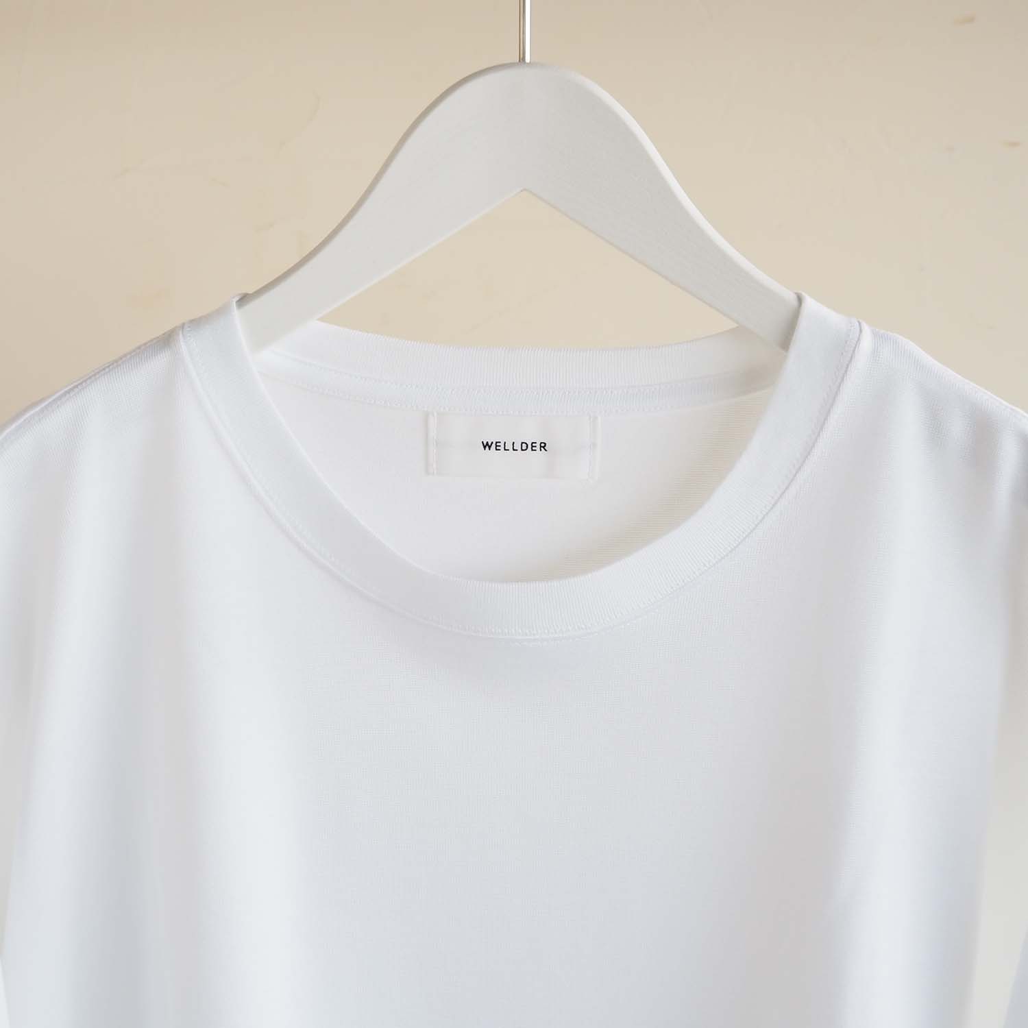 WELLDER ウェルダー Supima Long Sleeve スーピマロングスリーブ ホワイト