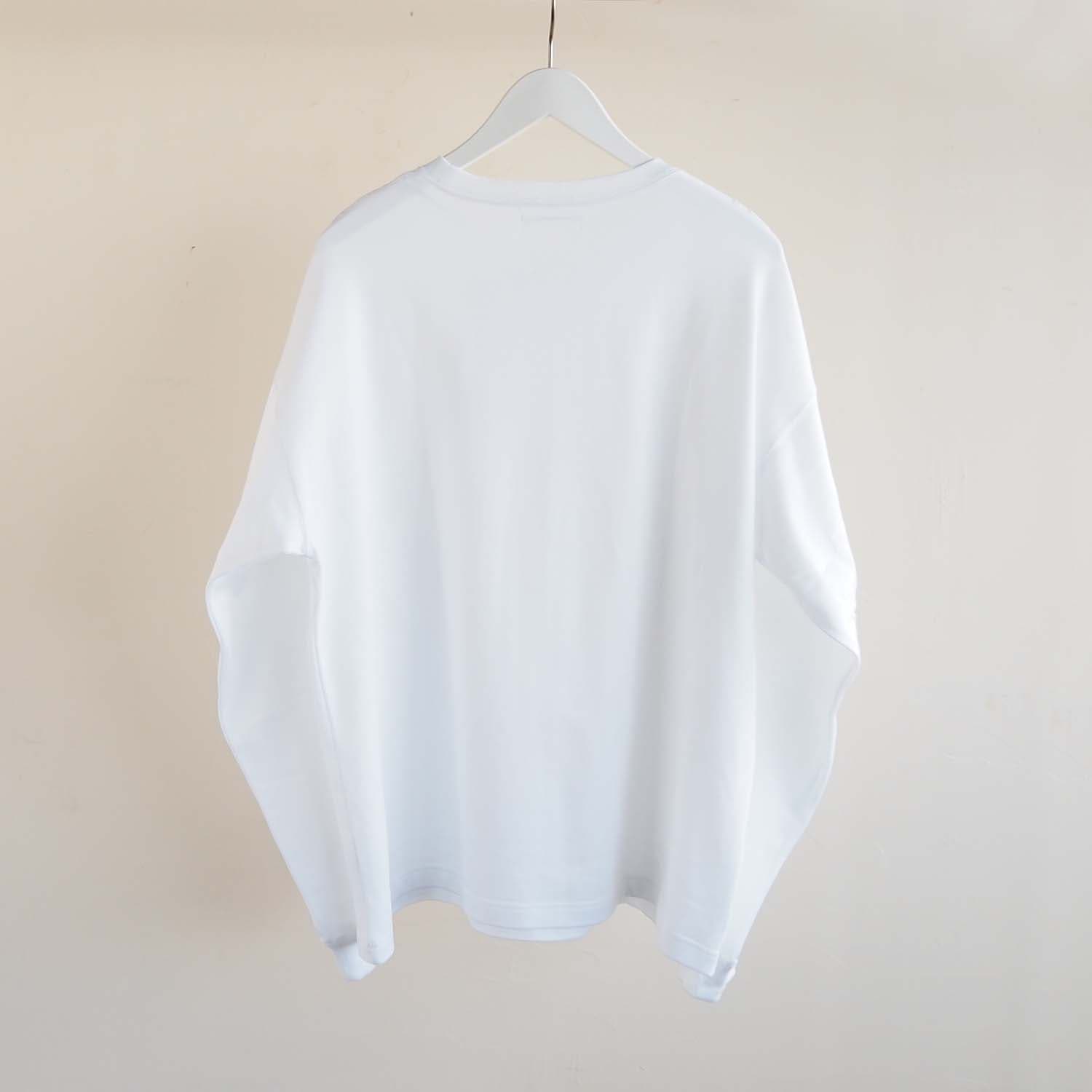 WELLDER ウェルダー Supima Long Sleeve スーピマロングスリーブ ホワイト