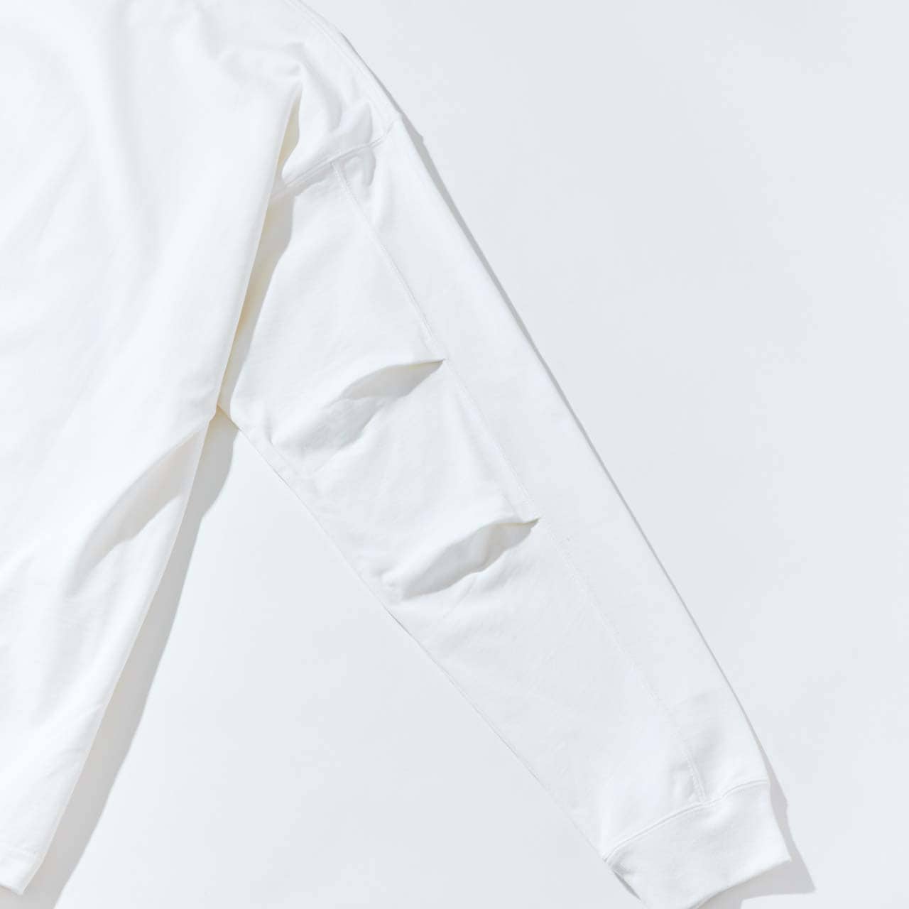 WELLDER ウェルダー Supima Long Sleeve スーピマロングスリーブ ホワイト