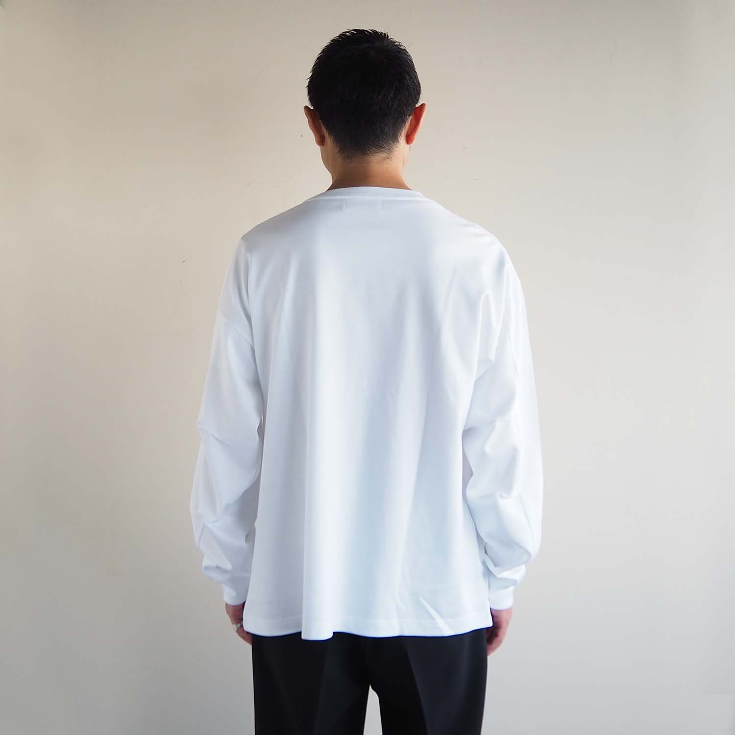 WELLDER ウェルダー Supima Long Sleeve スーピマロングスリーブ ホワイト