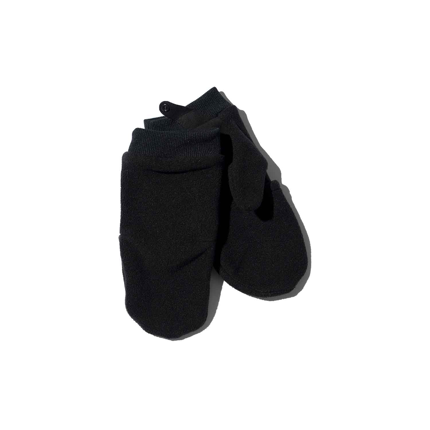 FreshService フレッシュサービス MICRO FLEECE MITTENS マイクロフリースミトン BLACK