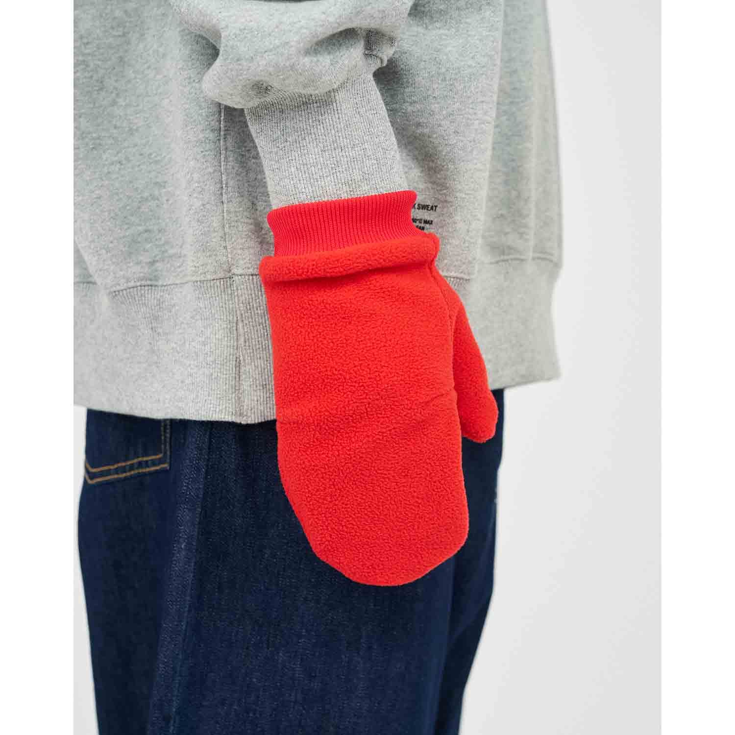 FreshService フレッシュサービス MICRO FLEECE MITTENS マイクロフリースミトン BLACK