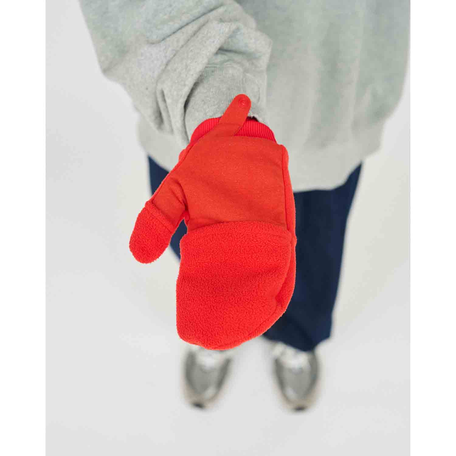 FreshService フレッシュサービス MICRO FLEECE MITTENS マイクロフリースミトン BLACK