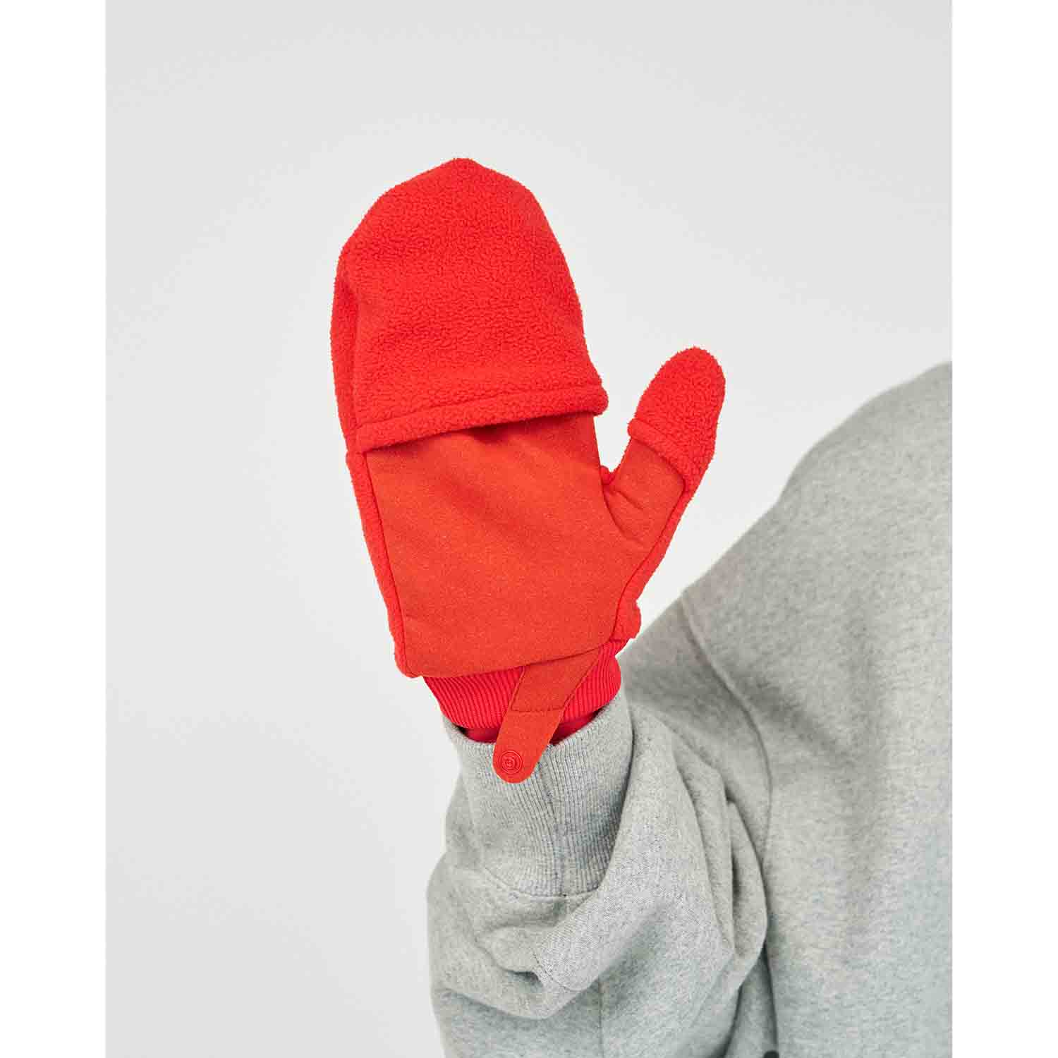 FreshService フレッシュサービス MICRO FLEECE MITTENS マイクロフリースミトン BLACK